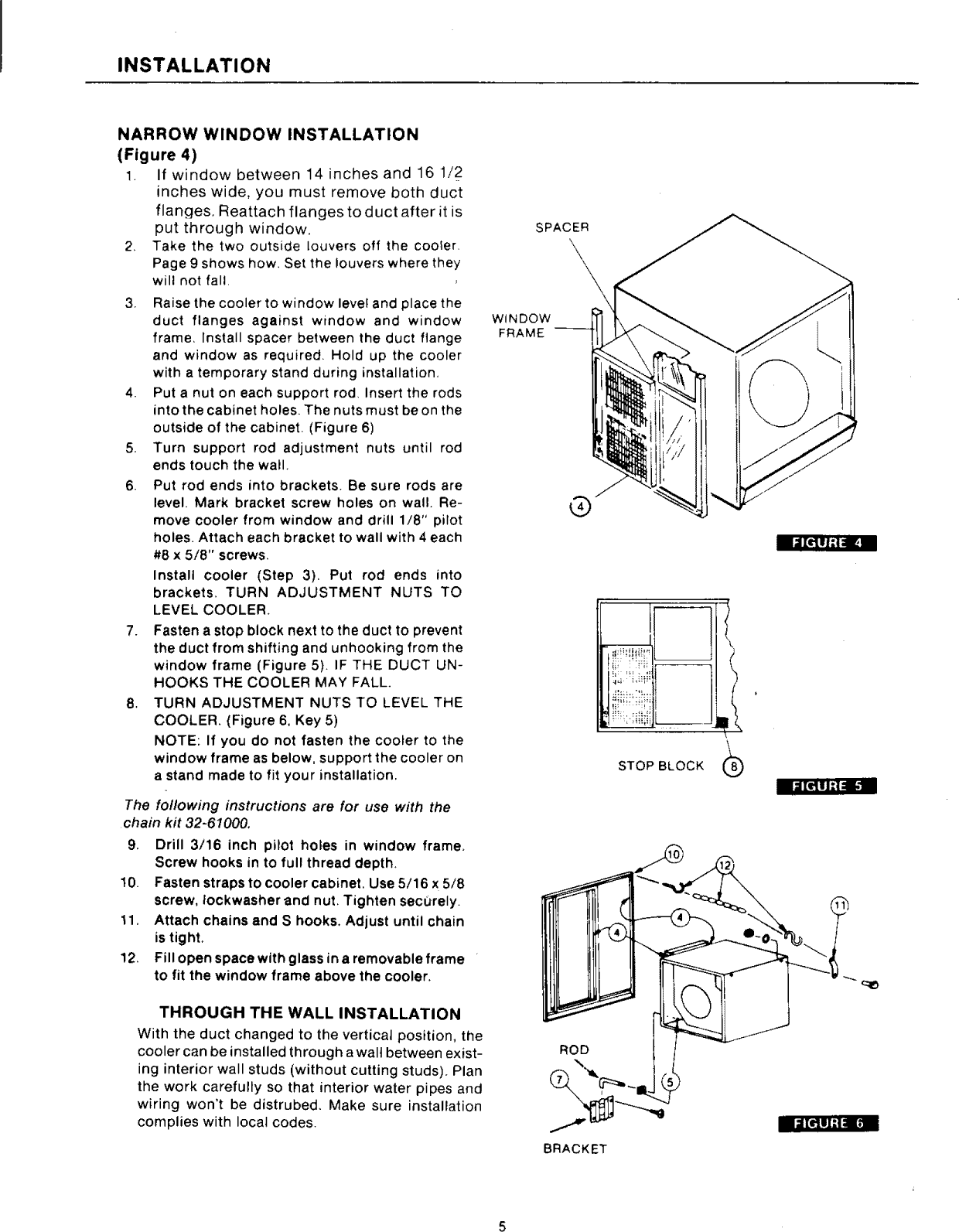 Page 5 of 12 - Kenmore 661624921 1209396L User Manual  EVAPORATIVE AIR COOLER - Manuals And Guides