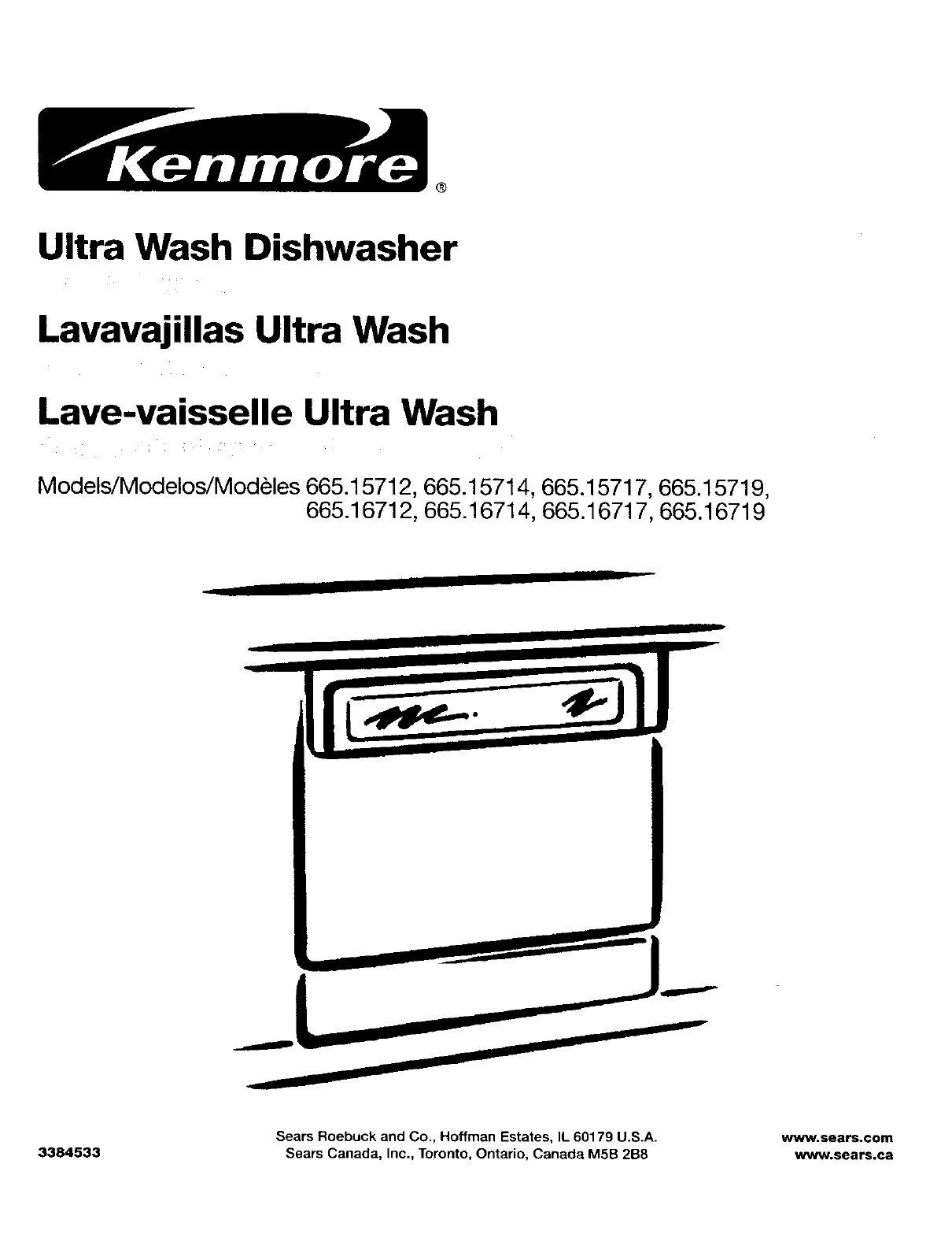 Kenmore 66515712000 User Manual Dishwasher Manuals And Guides L0080007