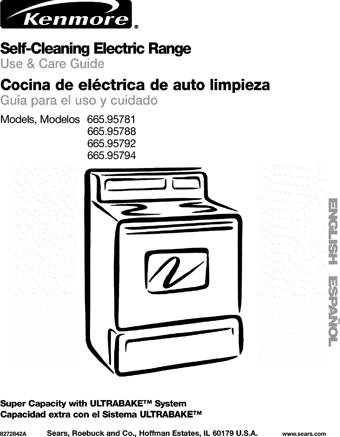 Kenmore 66595781000 User Manual ELECTRIC RANGE Manuals And Guides L0212006