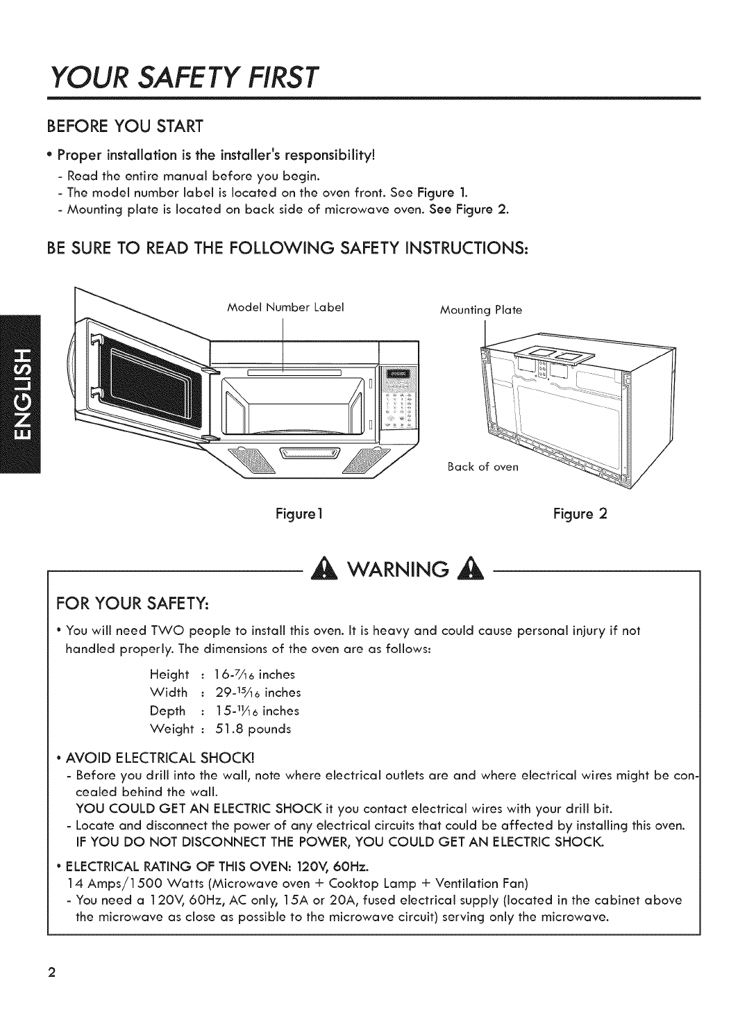 Kenmore 721 Microwave Manual