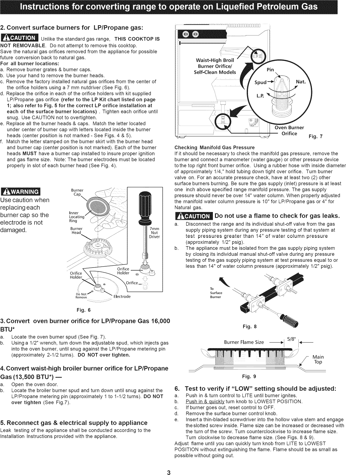 Page 3 of 4 - Kenmore 79071383708 User Manual  GAS RANGE - Manuals And Guides 1408056L