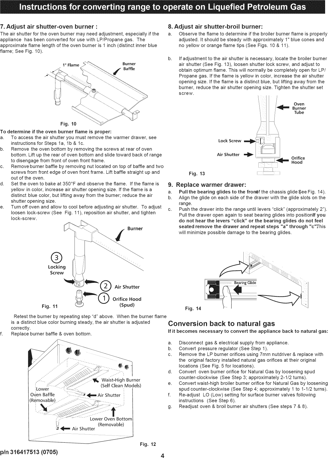 Page 4 of 4 - Kenmore 79071383708 User Manual  GAS RANGE - Manuals And Guides 1408056L