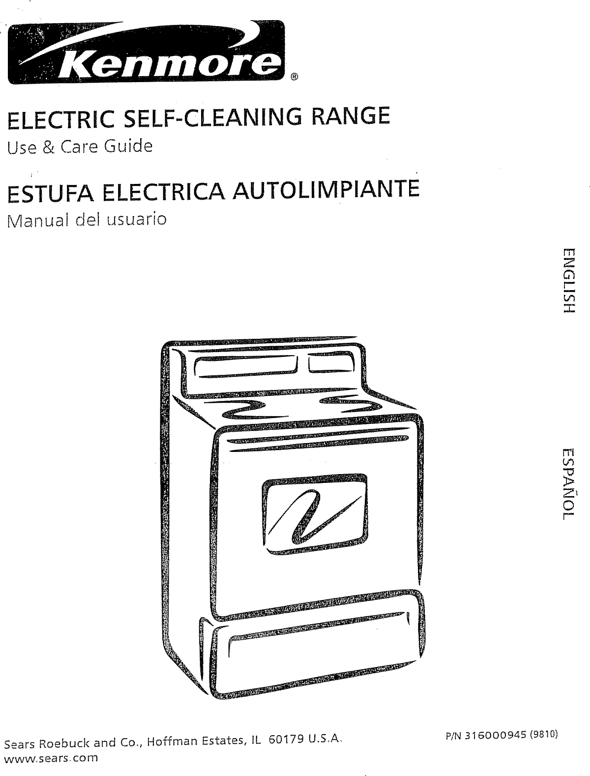 Kenmore 79095262991 User Manual ELECTRIC RANGE Manuals And Guides L0902404