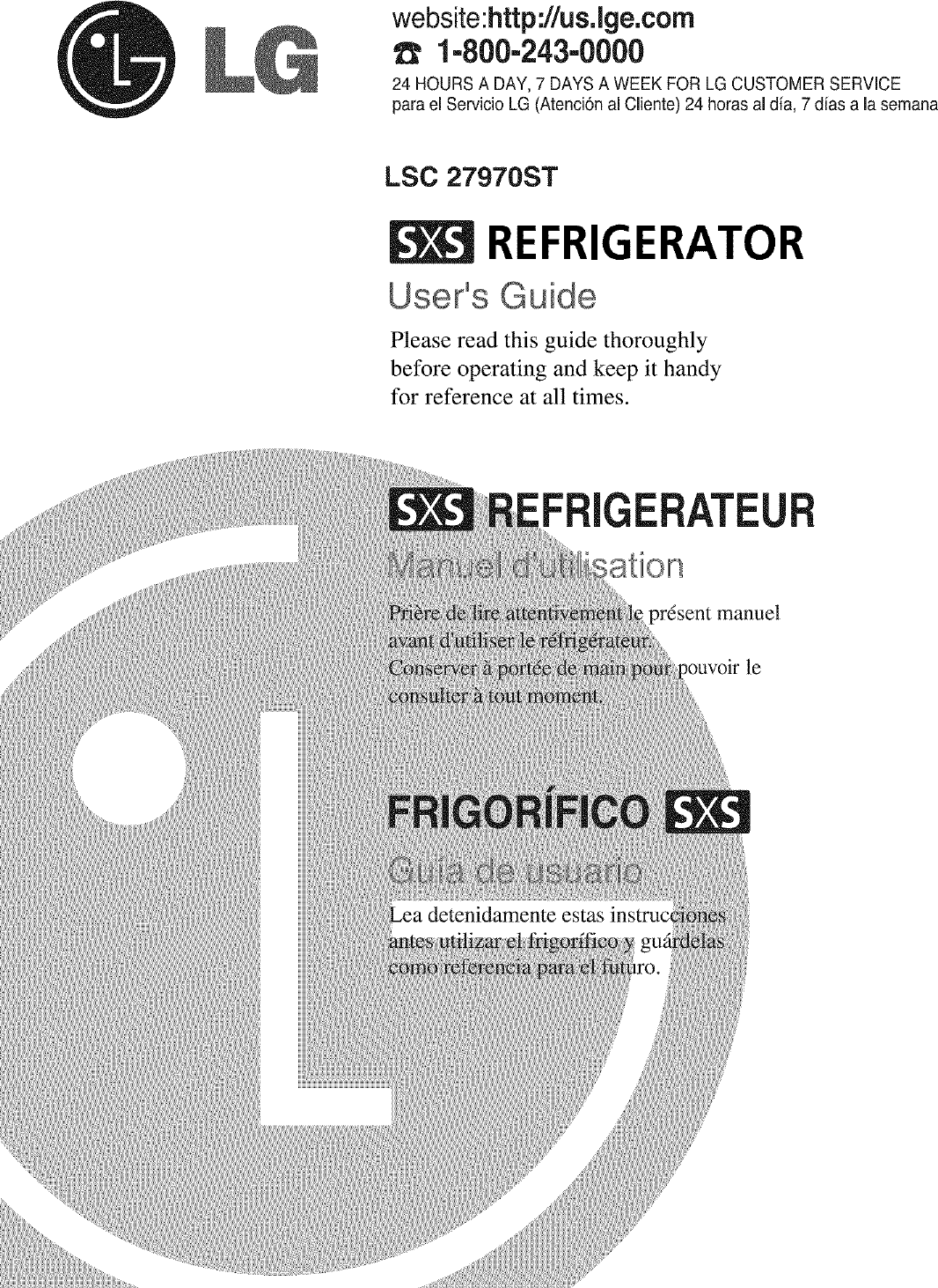 Kenmore 79539113600 User Manual SIDE BY Manuals And Guides L0607147