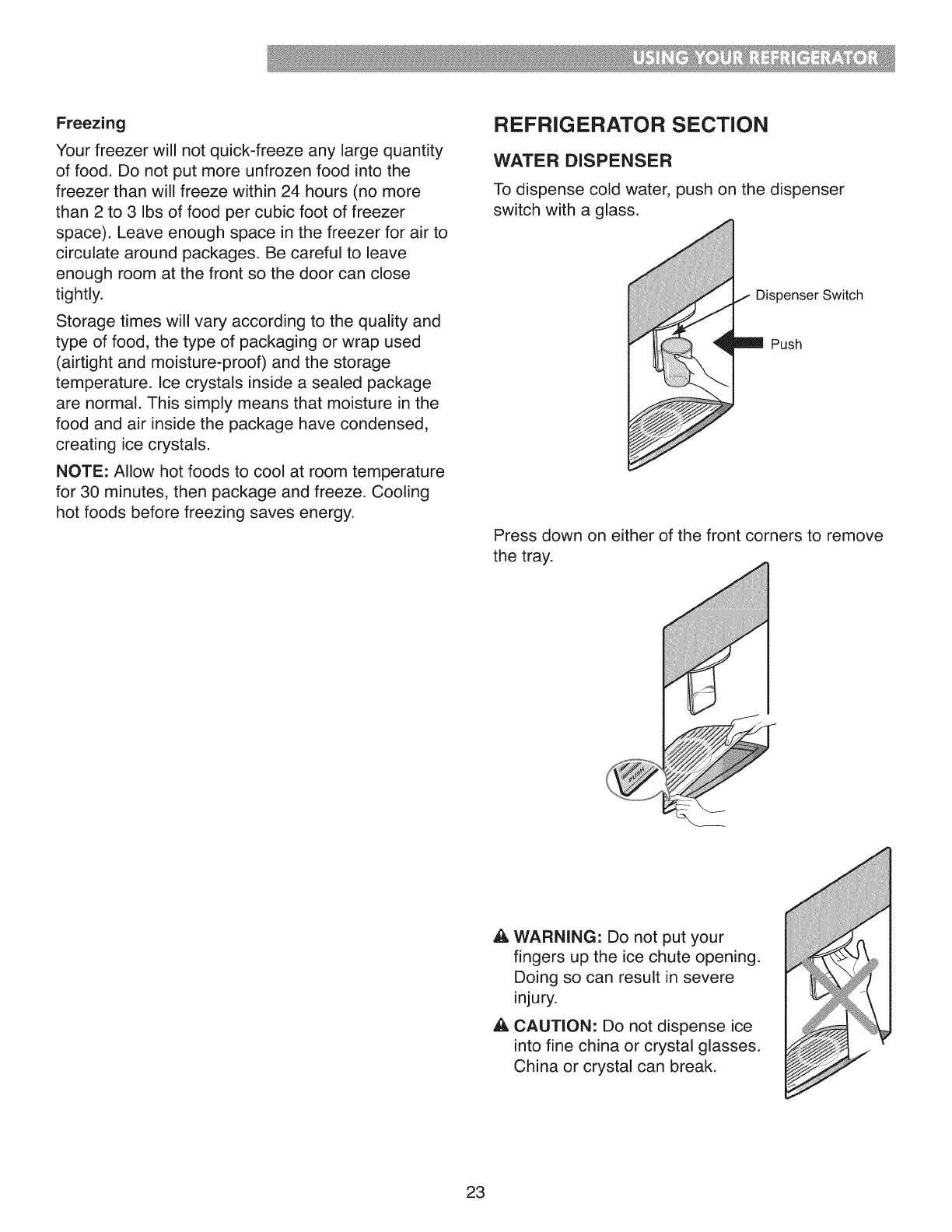 Kenmore Freezer Model 253 Manual Service