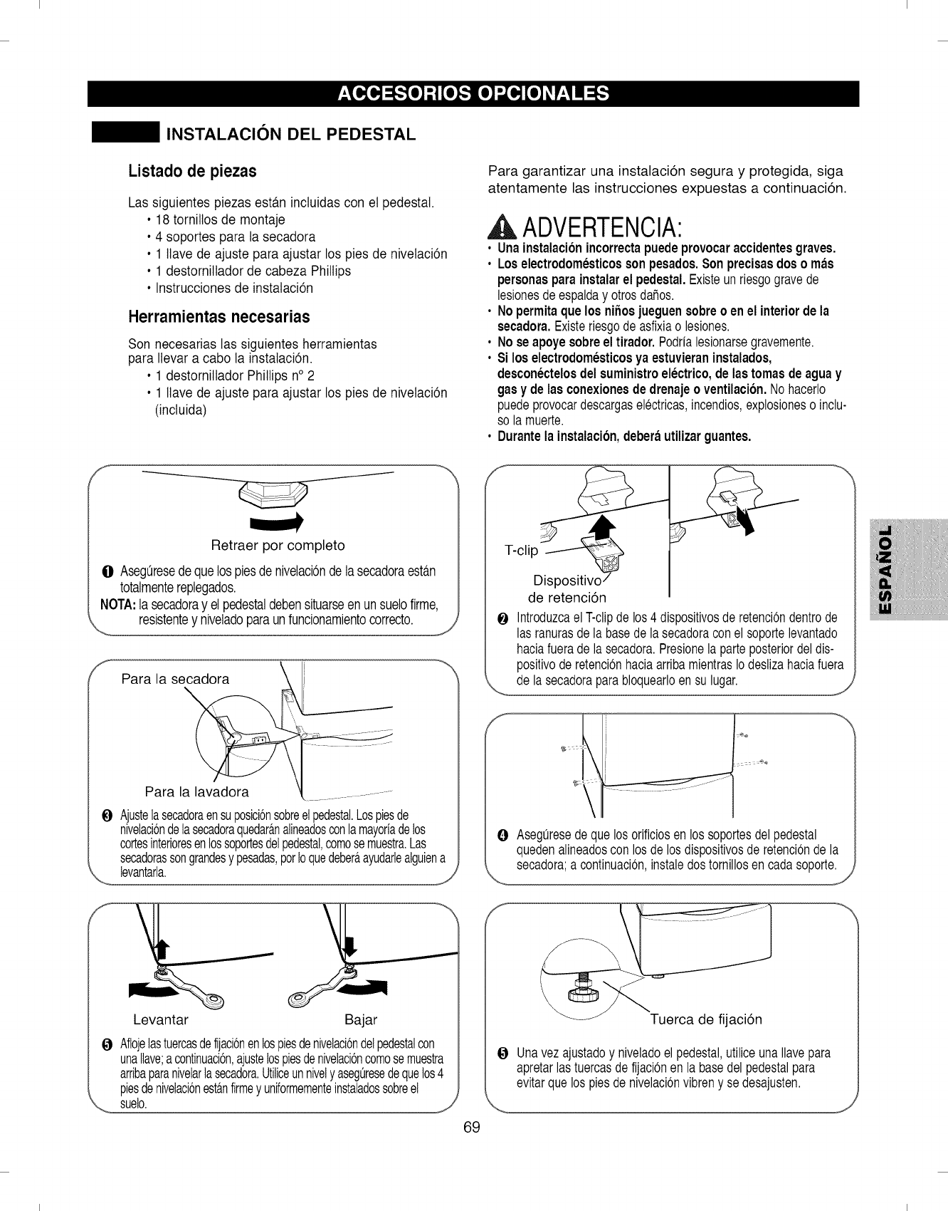 Herramienta de desbloqueo ajustable Manual Extractor de llave de dial 