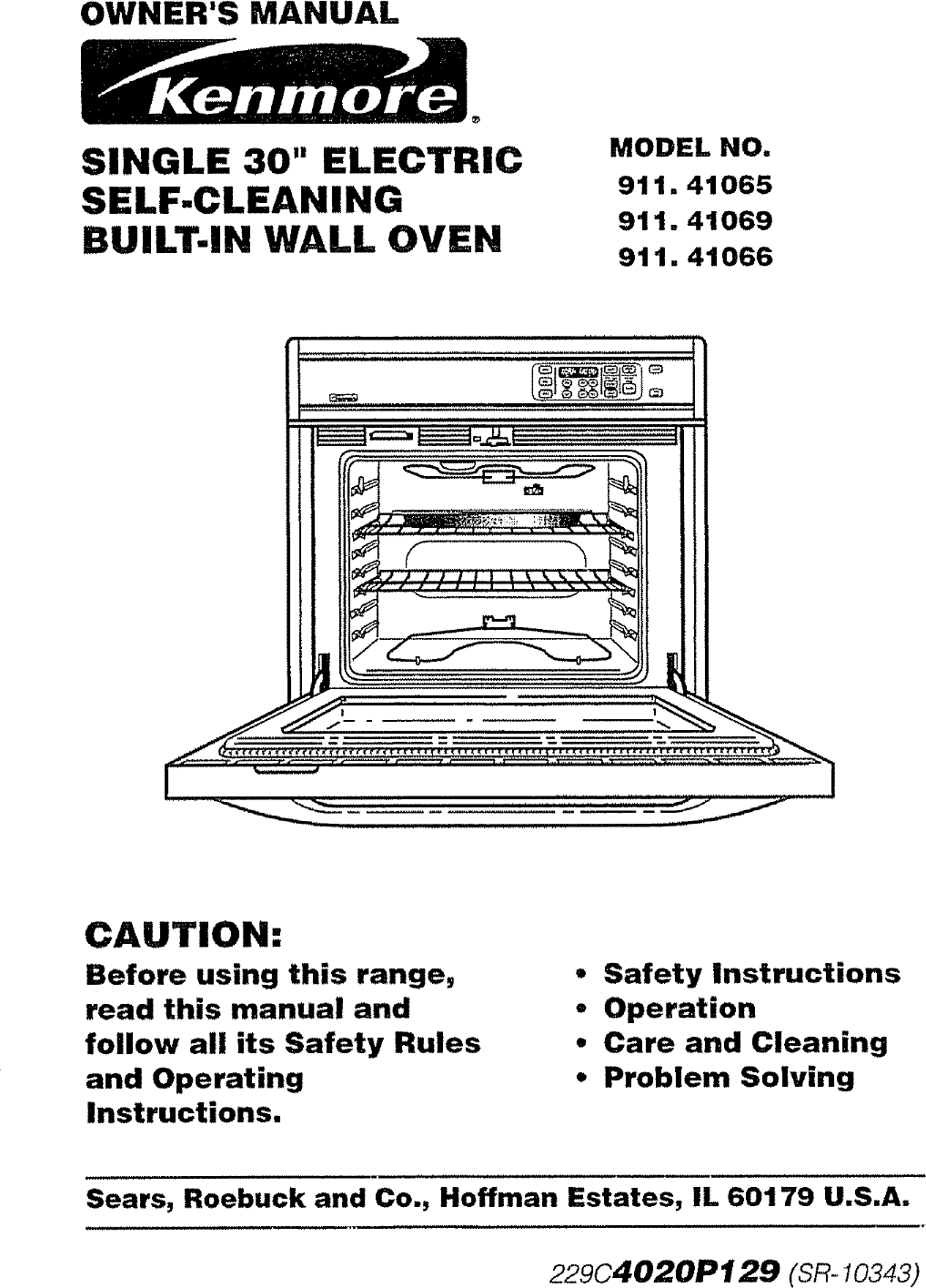 Kenmore Elite Oven Manual