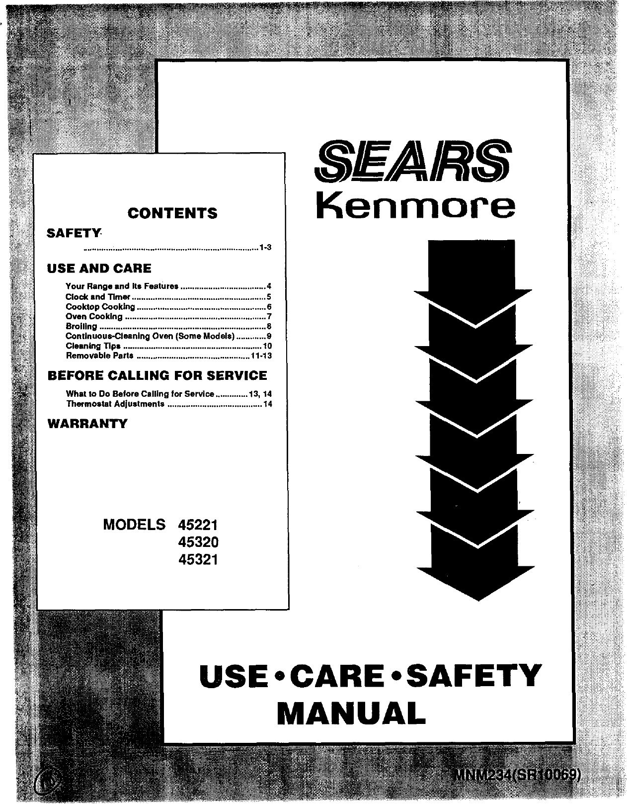 Kenmore 9114532091 User Manual ELEC. DROP IN RANGE Manuals And Guides