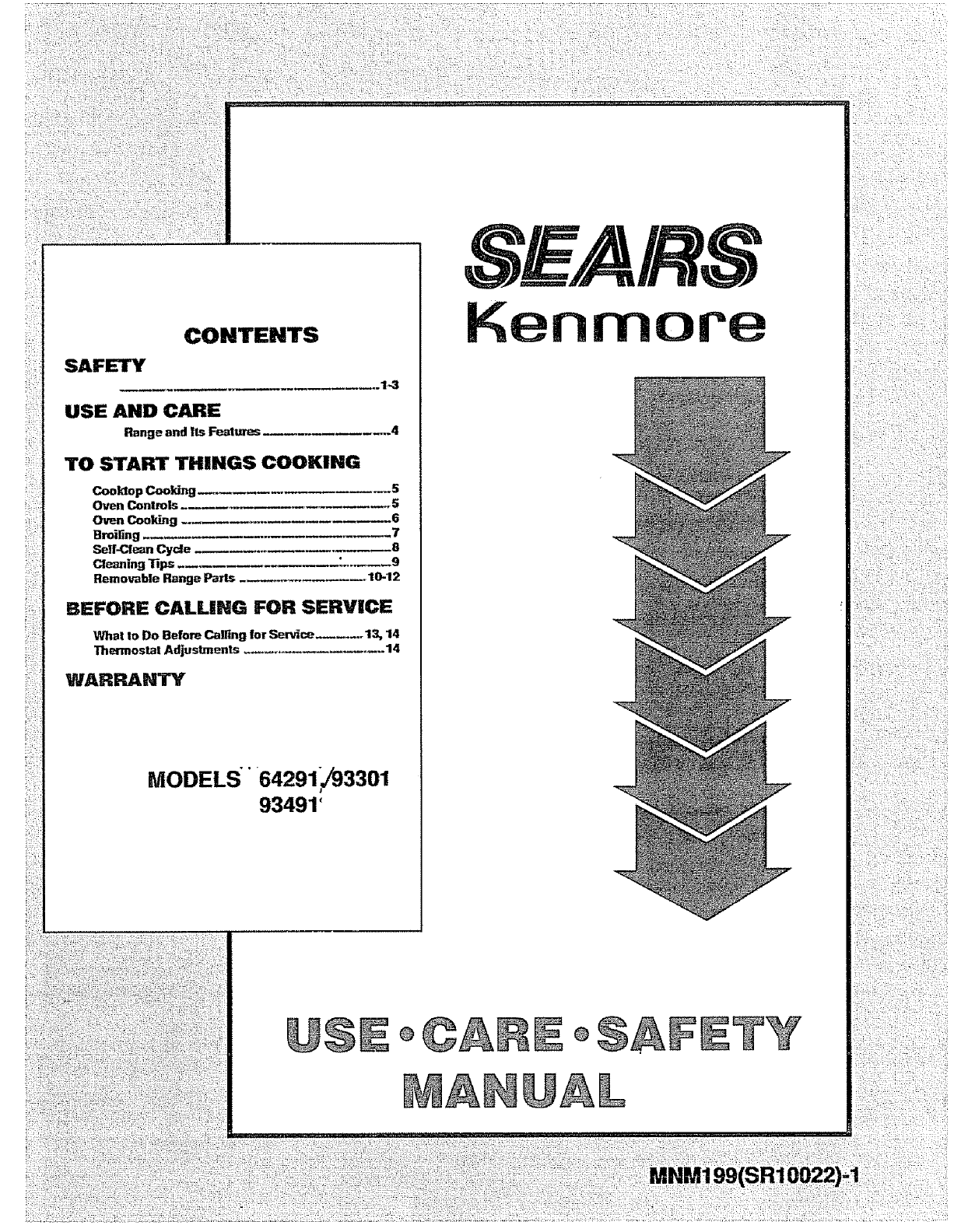 Kenmore 9116429182 User Manual Electric Range Manuals And Guides