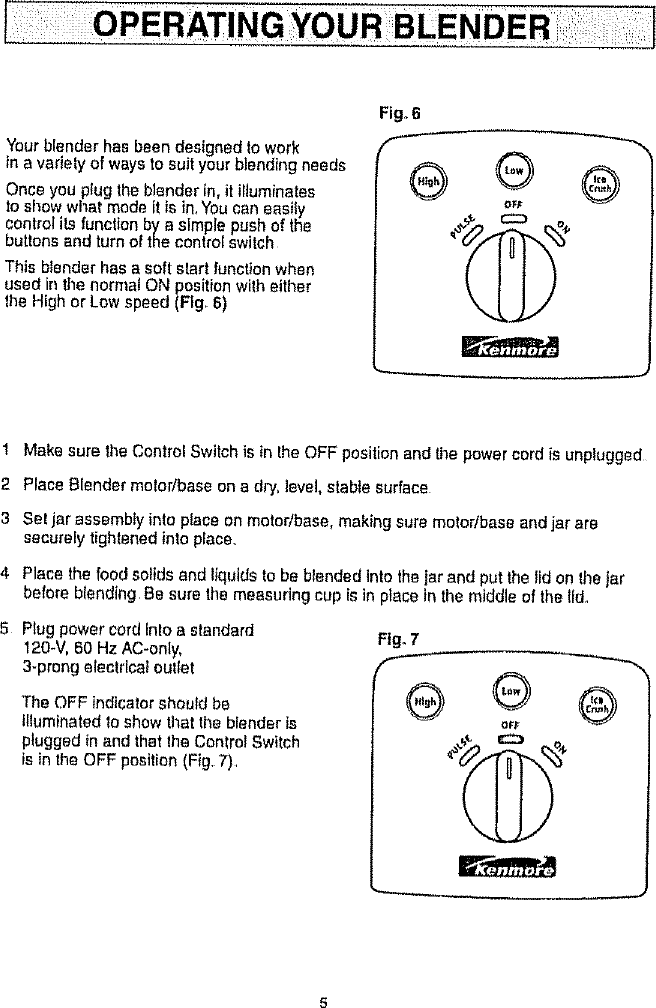 Page 5 of 8 - Kenmore Kenmore-100-80001-Users-Manual-  Kenmore-100-80001-users-manual