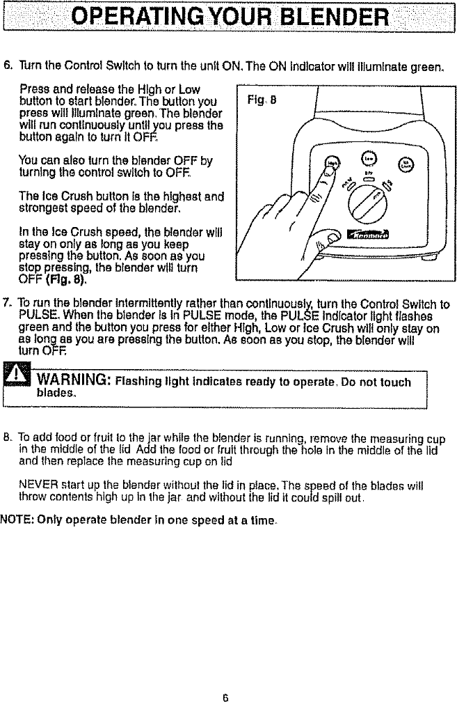 Page 6 of 8 - Kenmore Kenmore-100-80001-Users-Manual-  Kenmore-100-80001-users-manual
