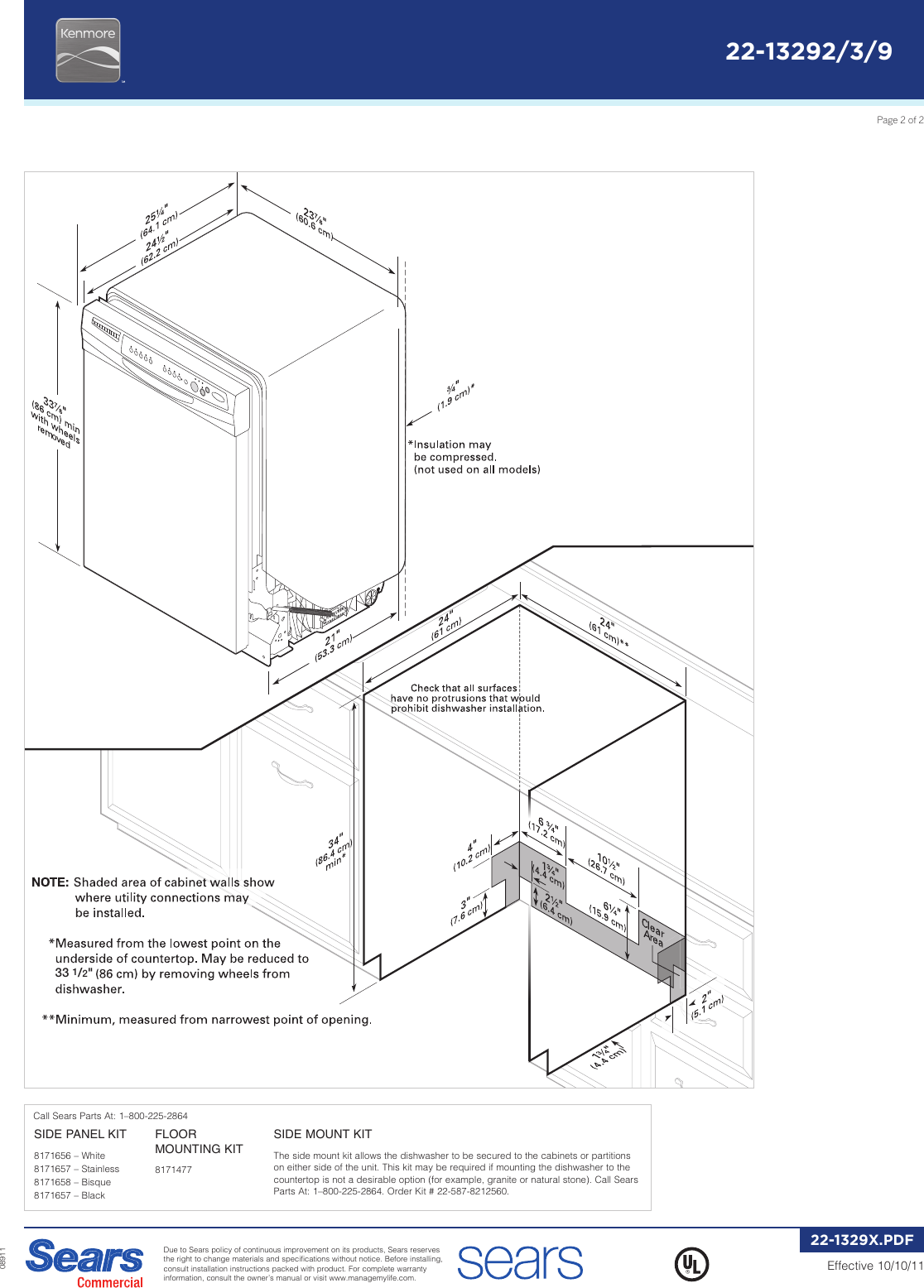 Page 2 of 2 - Kenmore Kenmore-13293-Quick-Start-Guide
