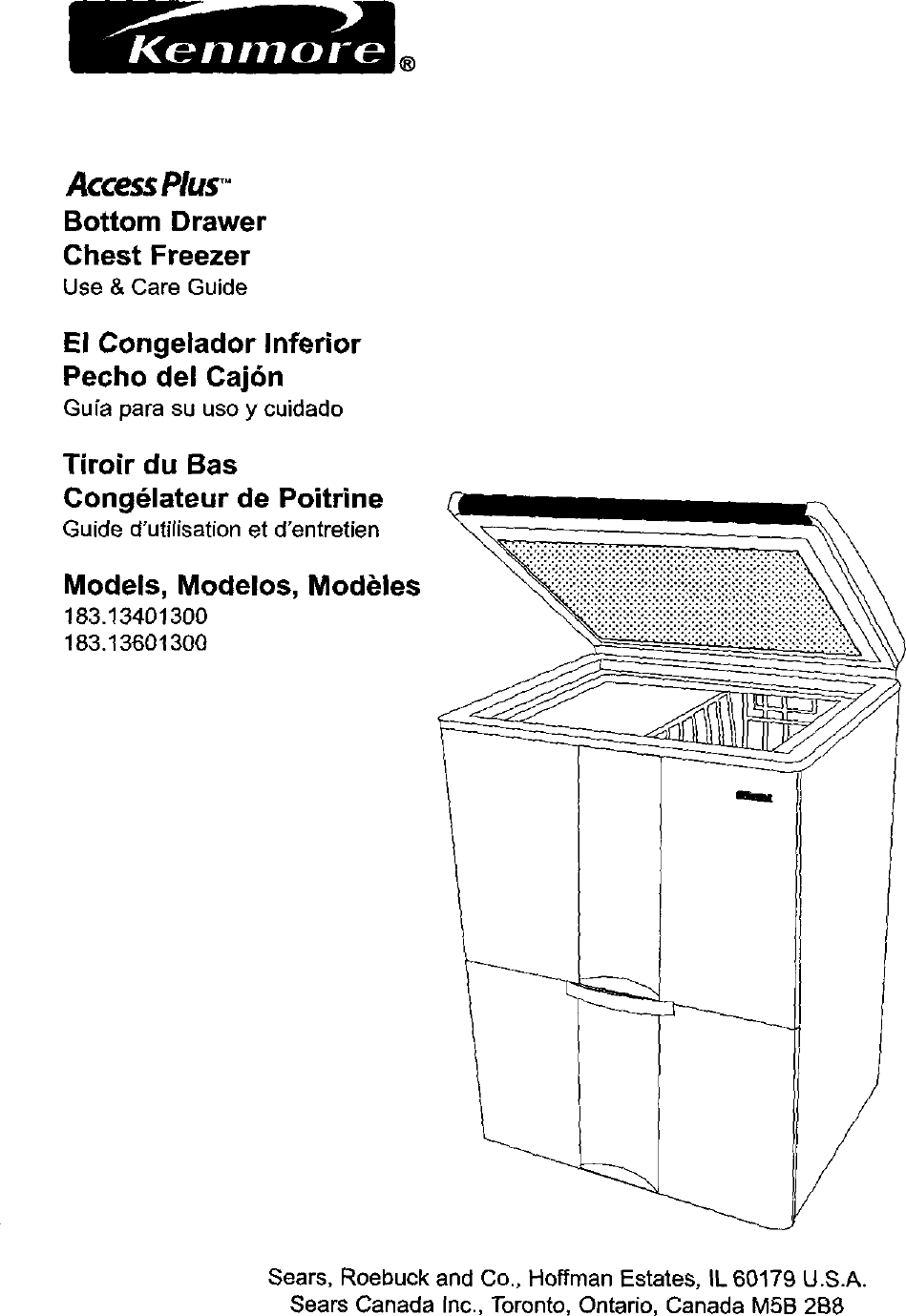 Kenmore 183 134013 Users Manual