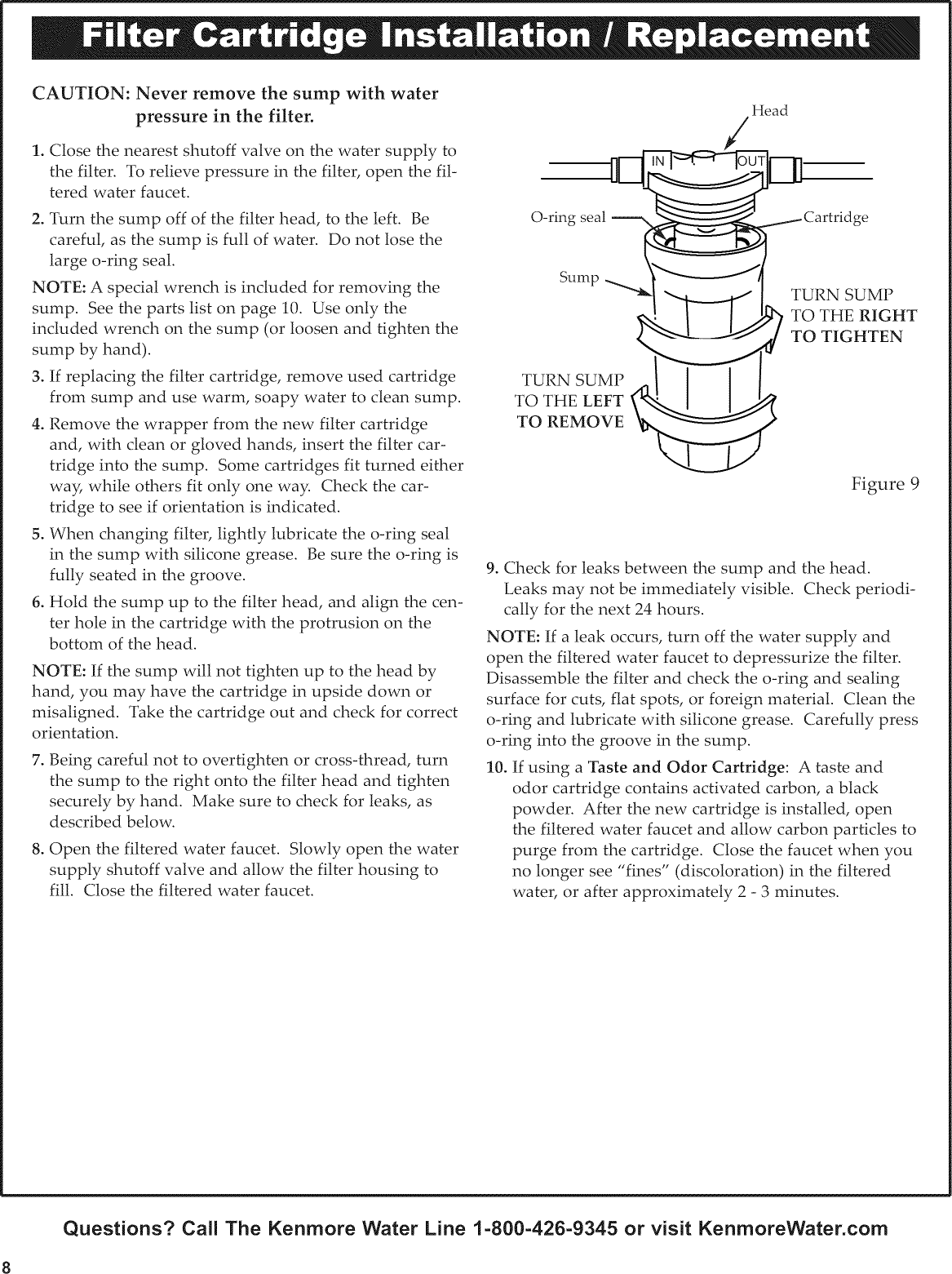 Page 8 of 12 - Kenmore Kenmore-625-38454-Users-Manual-  Kenmore-625-38454-users-manual