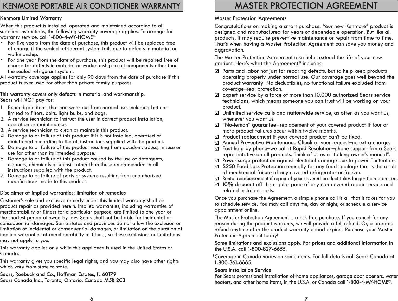 Page 4 of 12 - Kenmore Kenmore-Air-Conditioner-408-72012-Users-Manual-  Kenmore-air-conditioner-408-72012-users-manual