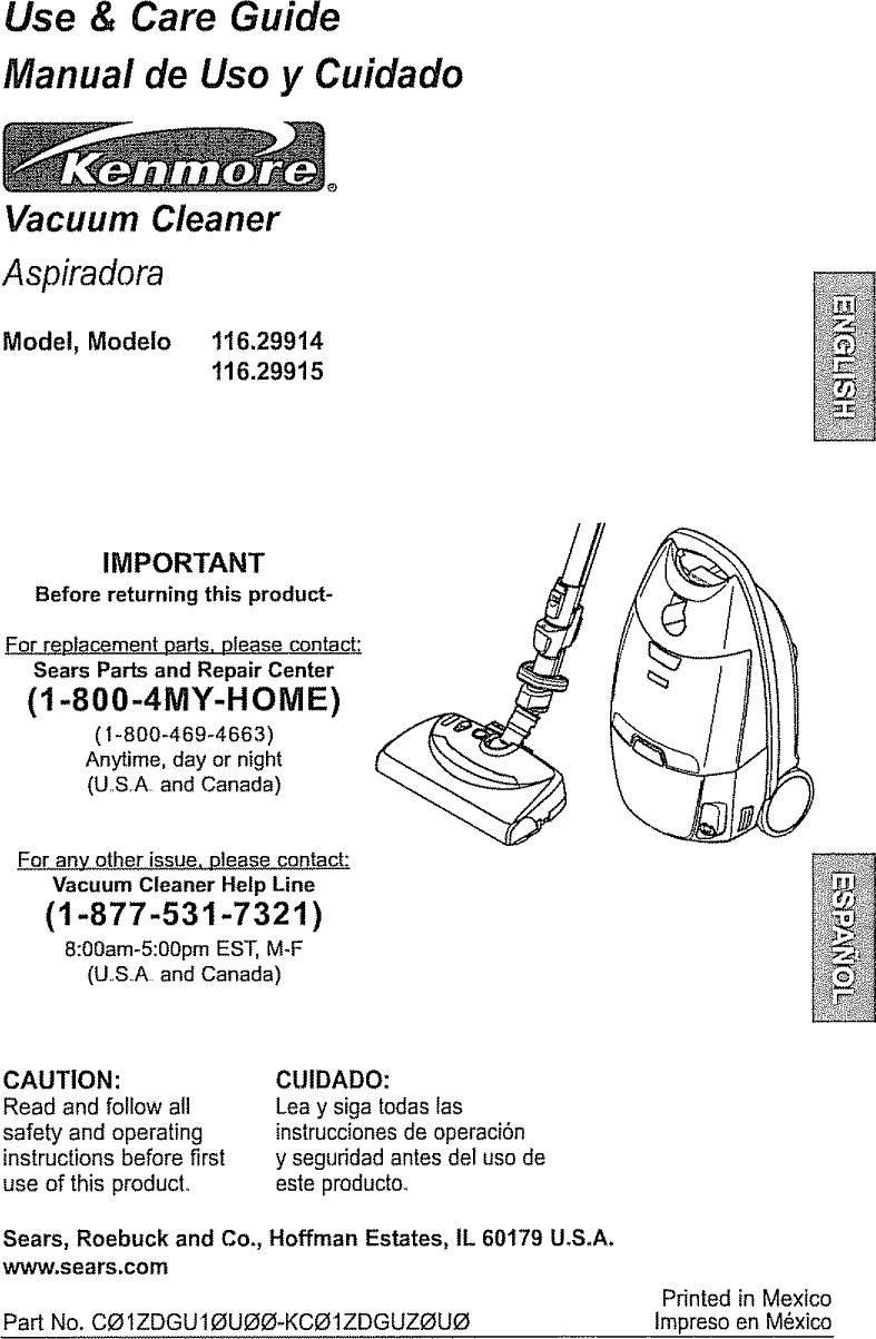 30 Kenmore Vacuum Model 116 Parts Diagram - Wiring Diagram Database