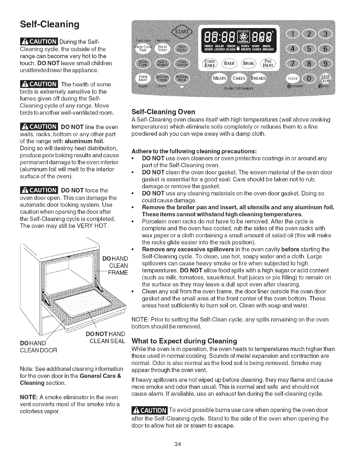 Kenmore Electric Range 790 4660 Users Manual