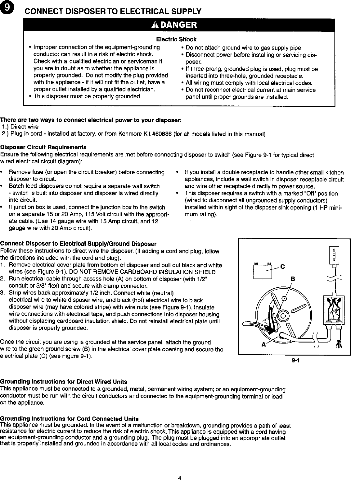 Page 4 of 8 - Kenmore Kenmore-Kenmore-1-2-Hp-Garbage-Disposal-Specifications-  Kenmore-kenmore-1-2-hp-garbage-disposal-specifications