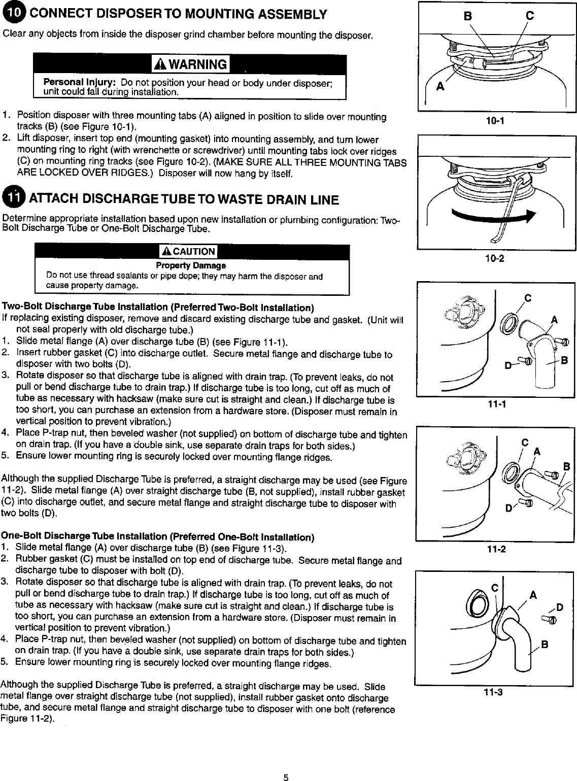 Page 5 of 8 - Kenmore Kenmore-Kenmore-1-2-Hp-Garbage-Disposal-Specifications-  Kenmore-kenmore-1-2-hp-garbage-disposal-specifications