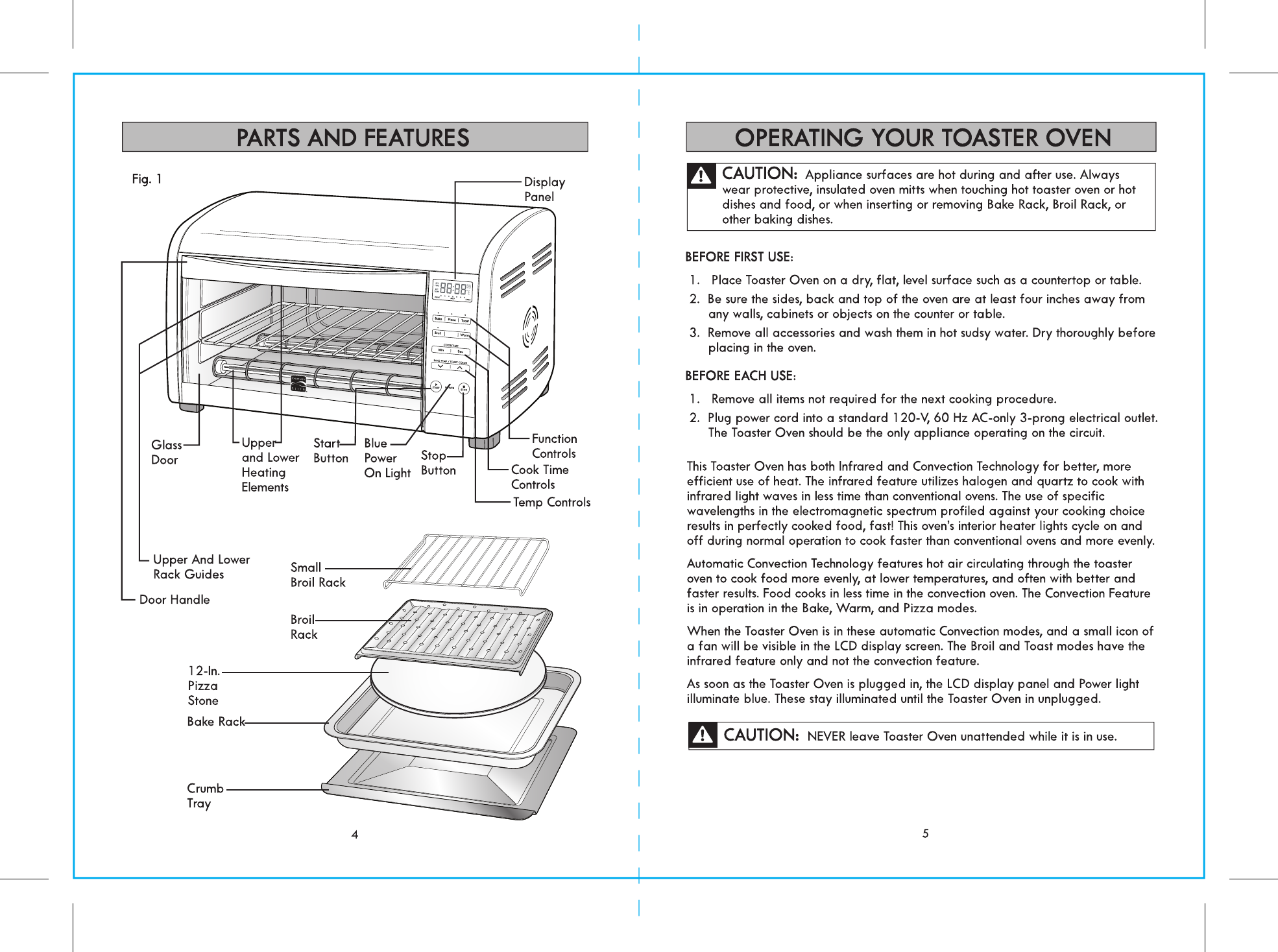 Page 3 of 6 - Kenmore Kenmore-Kenmore-Elite-Infrared-Convection-Toaster-Oven-Brushed-Aluminum-Stainless-Steel-Owners-Manual- B-F Cover 06915  Kenmore-kenmore-elite-infrared-convection-toaster-oven-brushed-aluminum-stainless-steel-owners-manual