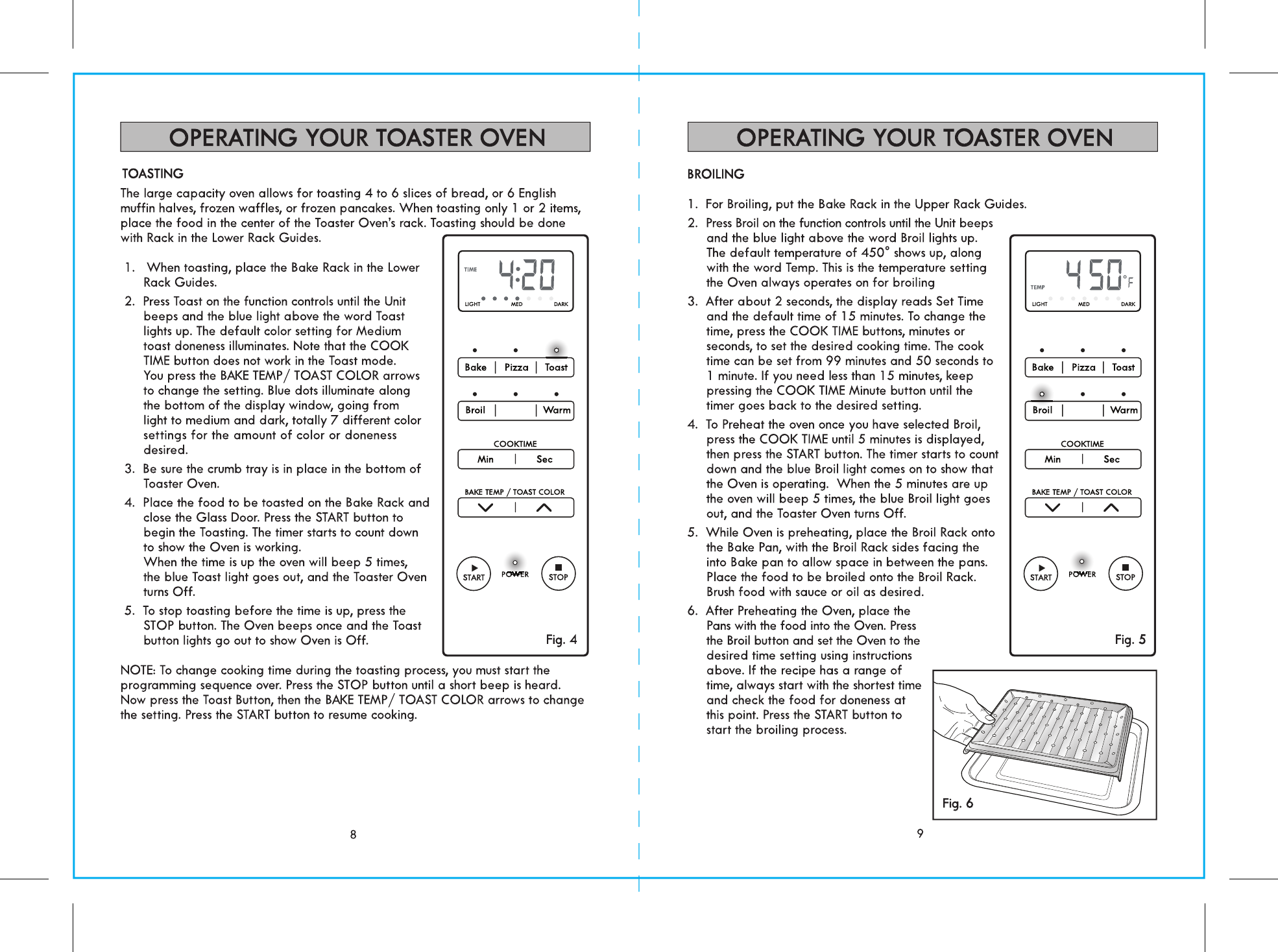 Page 5 of 6 - Kenmore Kenmore-Kenmore-Elite-Infrared-Convection-Toaster-Oven-Brushed-Aluminum-Stainless-Steel-Owners-Manual- B-F Cover 06915  Kenmore-kenmore-elite-infrared-convection-toaster-oven-brushed-aluminum-stainless-steel-owners-manual