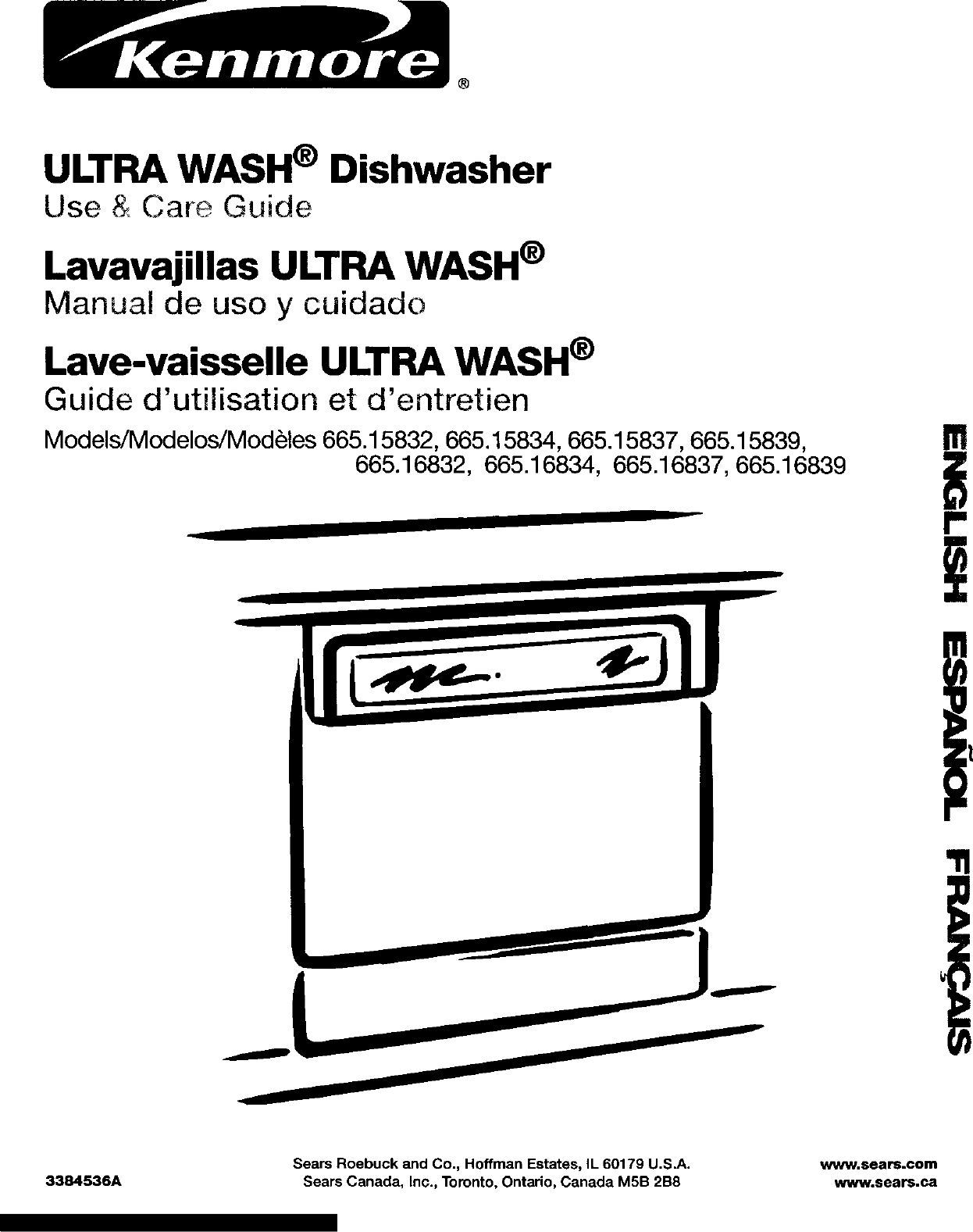 Kenmore Ultra Wash 665 15832 Use And Care Manual 820256 ManualsLib