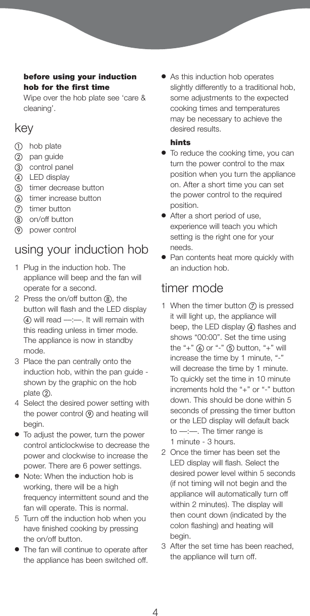 Page 4 of 7 - Kenwood IH100 57855 English Pocket Book User Manual  To The Aac085df-05d2-4646-98fc-b33287053d17