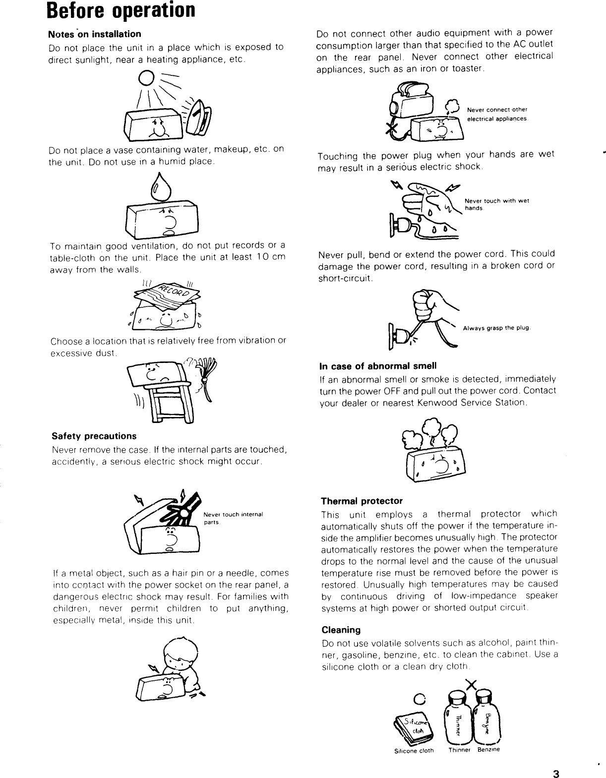 Page 3 of 7 - Kenwood Kenwood-Basic-M1-Owner-S-Manual