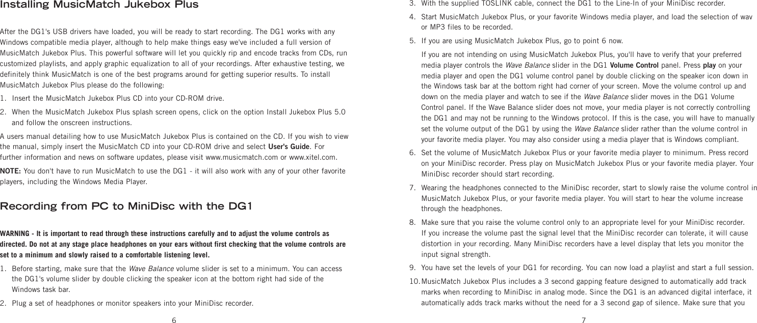 Page 4 of 7 - Kenwood Kenwood-Dg1-Users-Manual- DG1 6/6/00.xpress  Kenwood-dg1-users-manual