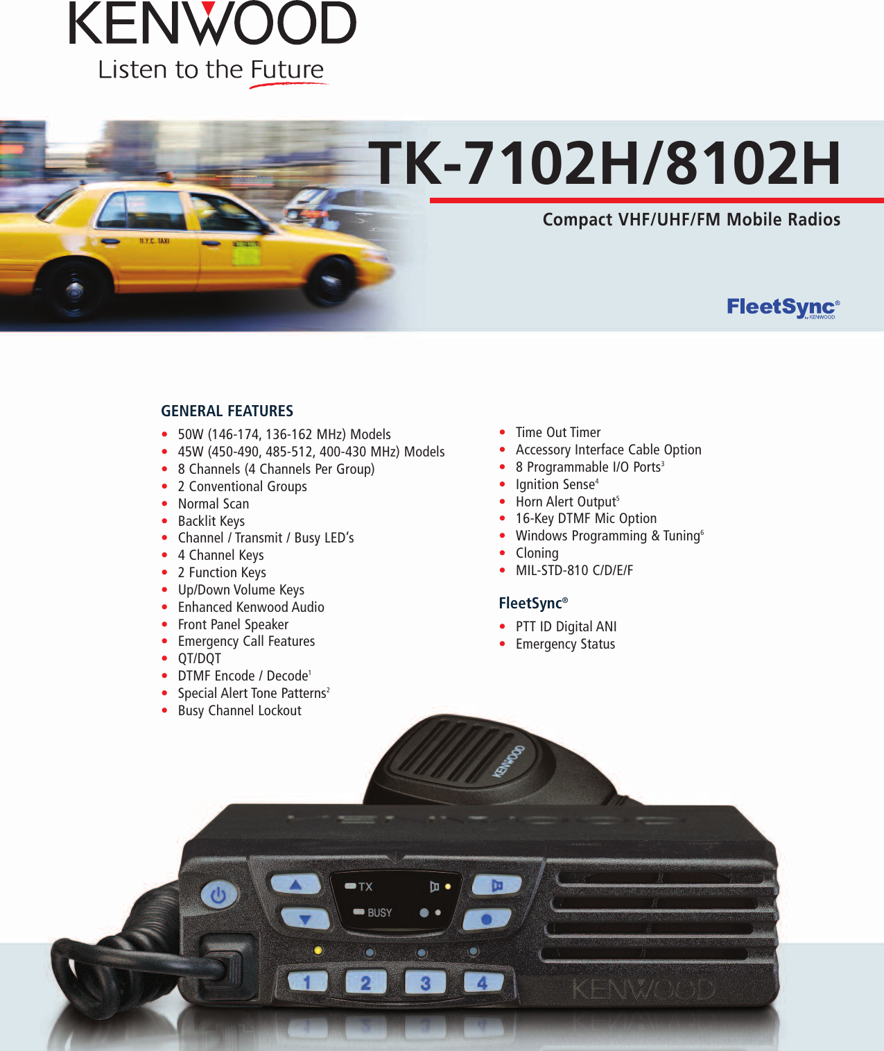 Kenwood Fleetsync Tk 8102H Users Manual