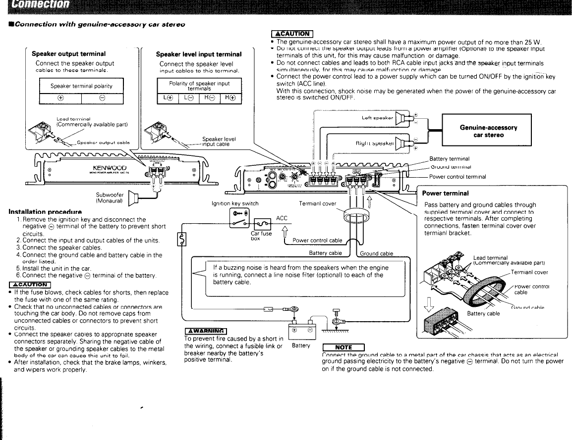 Page 4 of 4 - Kenwood Kenwood-Kac-716-Owner-S-Manual KAC-716