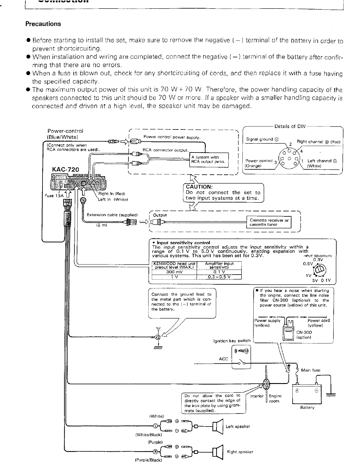 Page 4 of 5 - Kenwood Kenwood-Kac-720-Owner-S-Manual