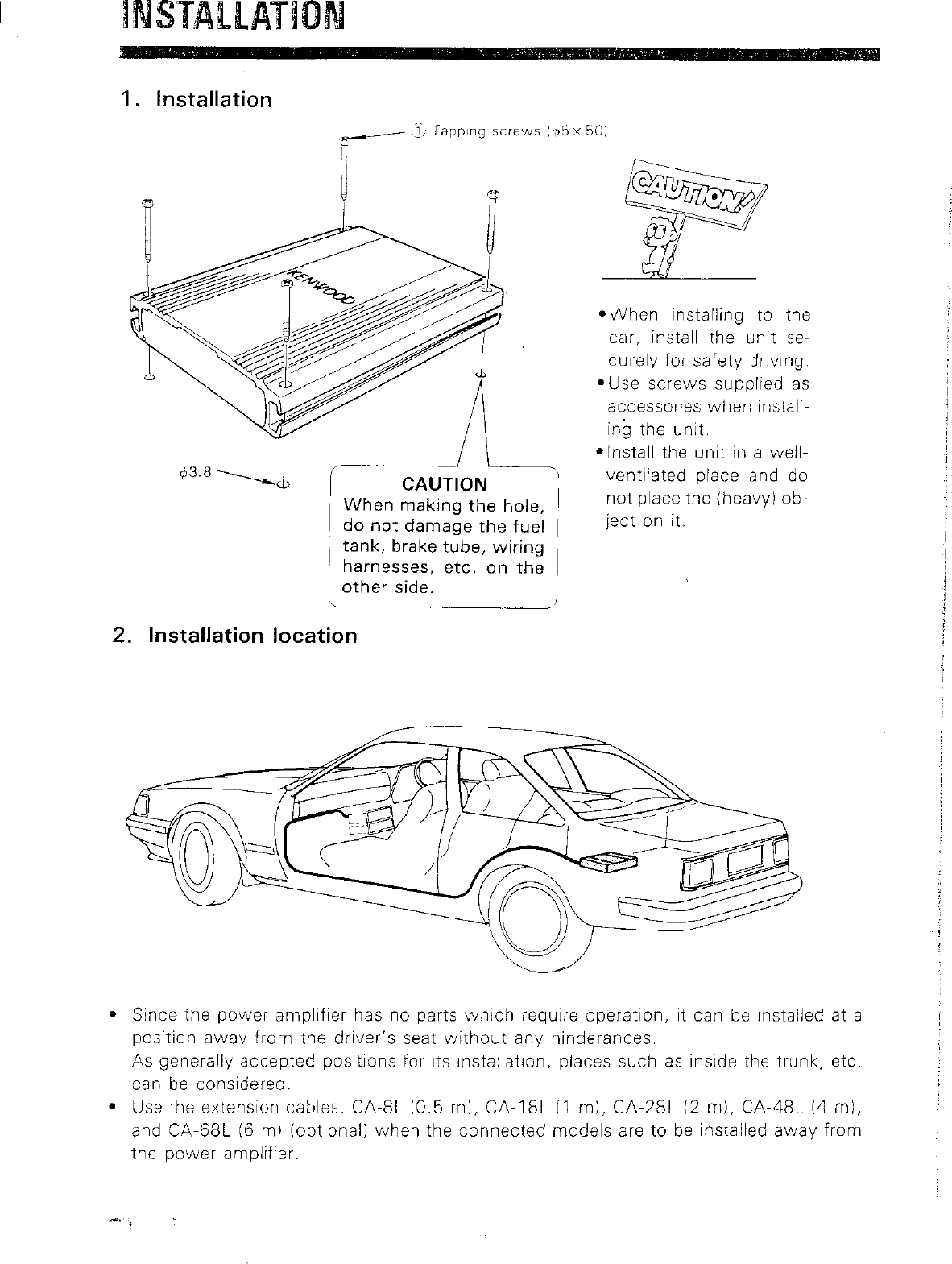 Page 3 of 6 - Kenwood Kenwood-Kac-821-Owner-S-Manual