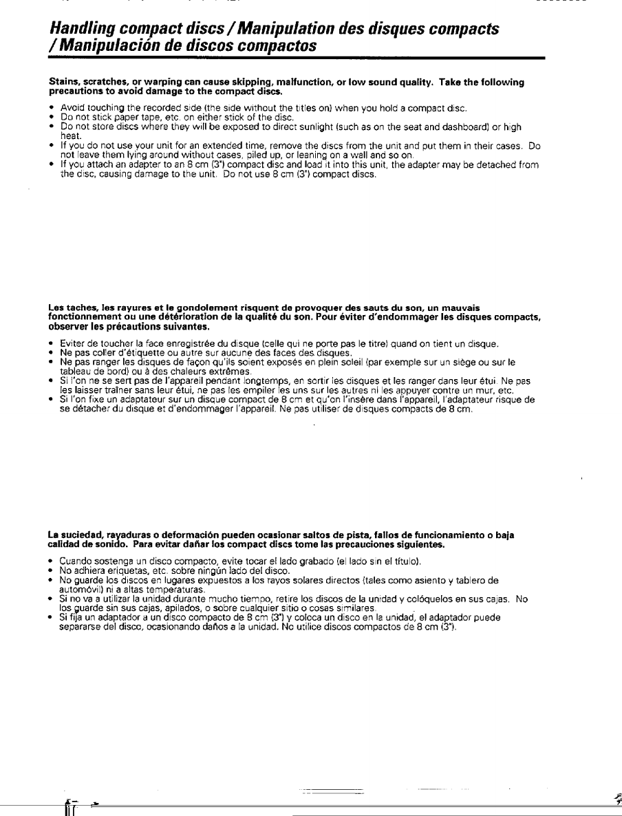 Page 5 of 12 - Kenwood Kenwood-Kdc-C504-Owner-S-Manual KDC-C604 KDC-C504