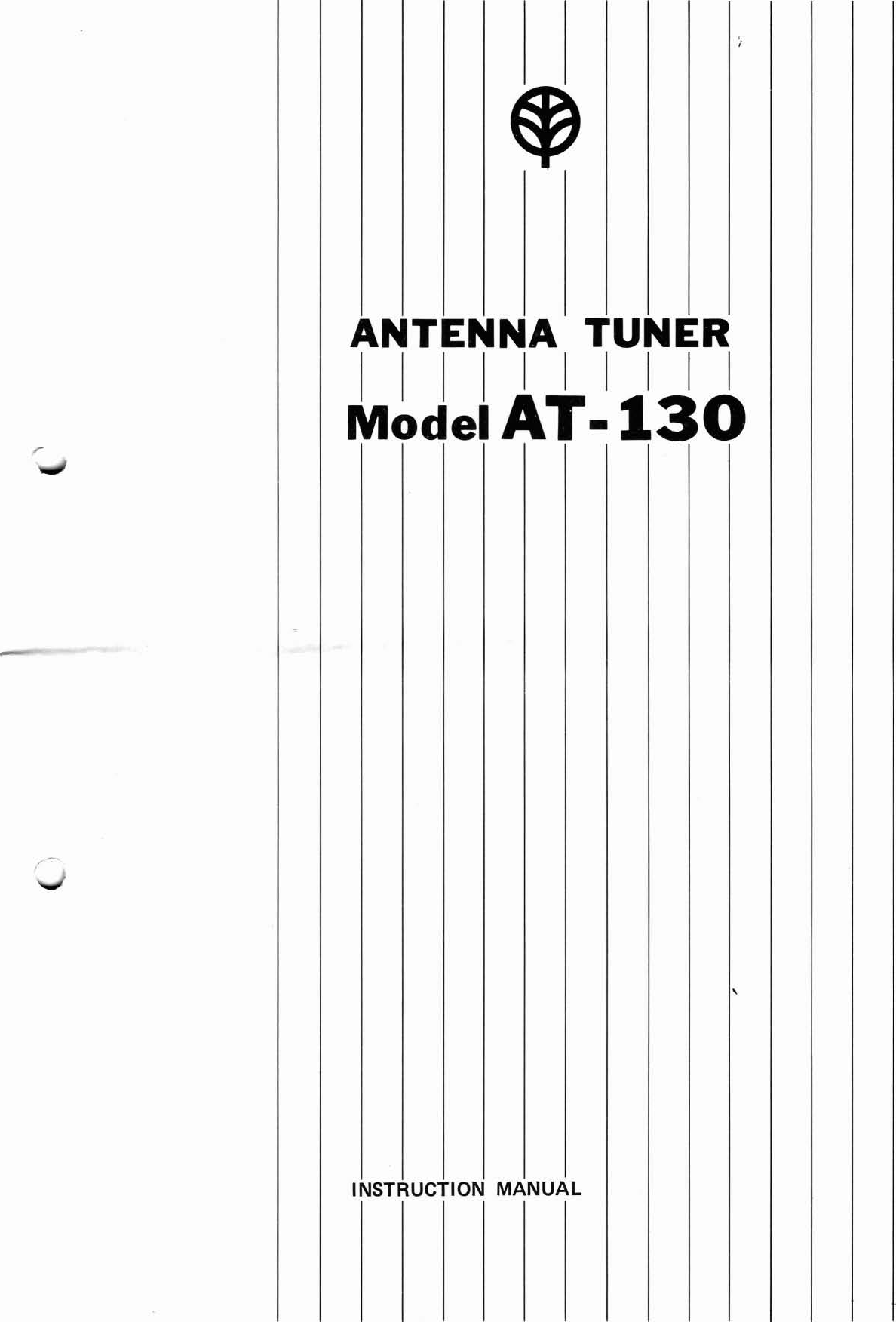 Page 1 of 12 - Kenwood Kenwood-Kenwood-Car-Stereo-System-At-130-Users-Manual- Antenna Tuner AT-130 Instruction Manual  Kenwood-kenwood-car-stereo-system-at-130-users-manual