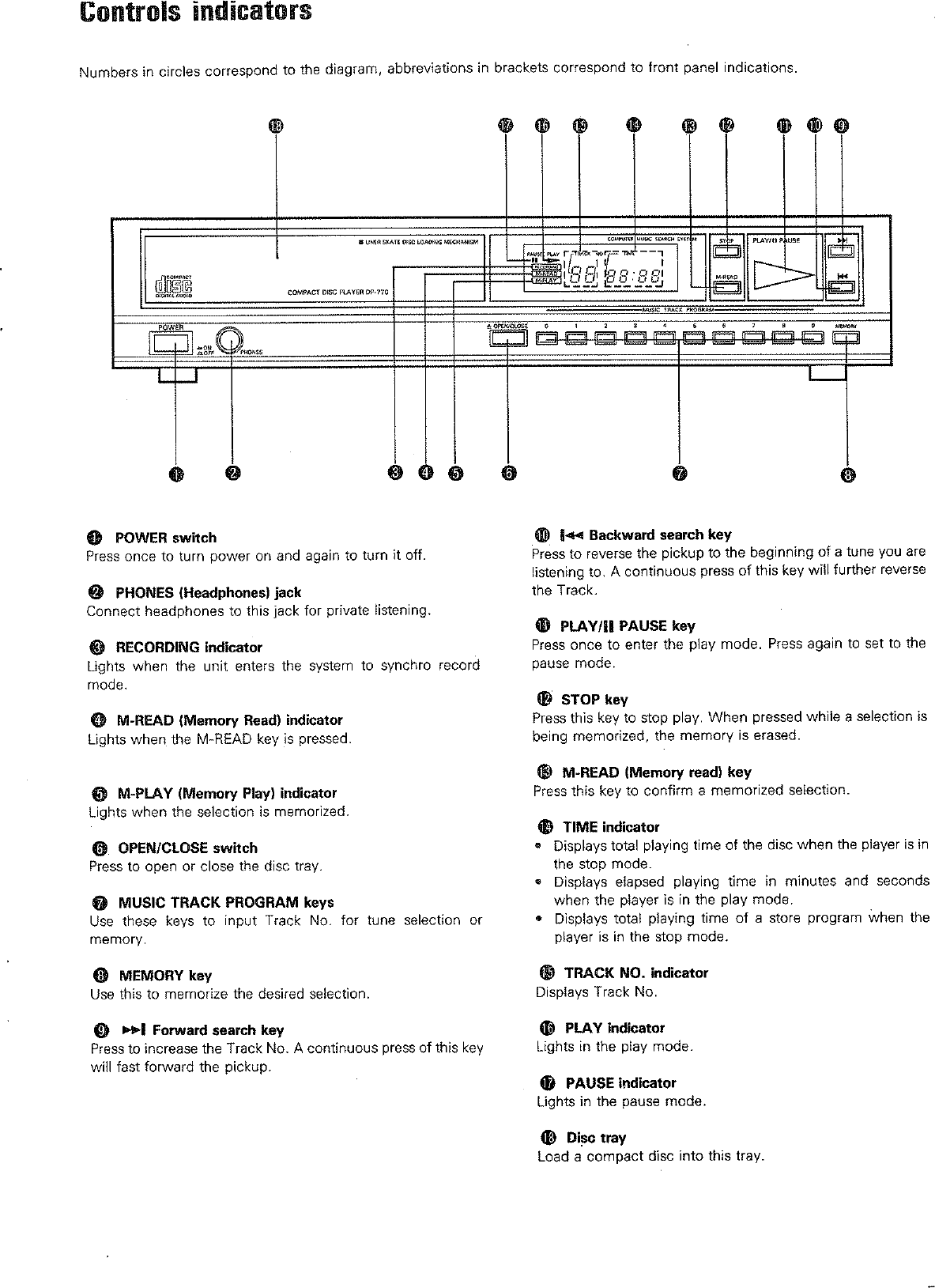 Page 5 of 12 - Kenwood Kenwood-Kenwood-Dp-770-Users-Manual-  Kenwood-kenwood-dp-770-users-manual