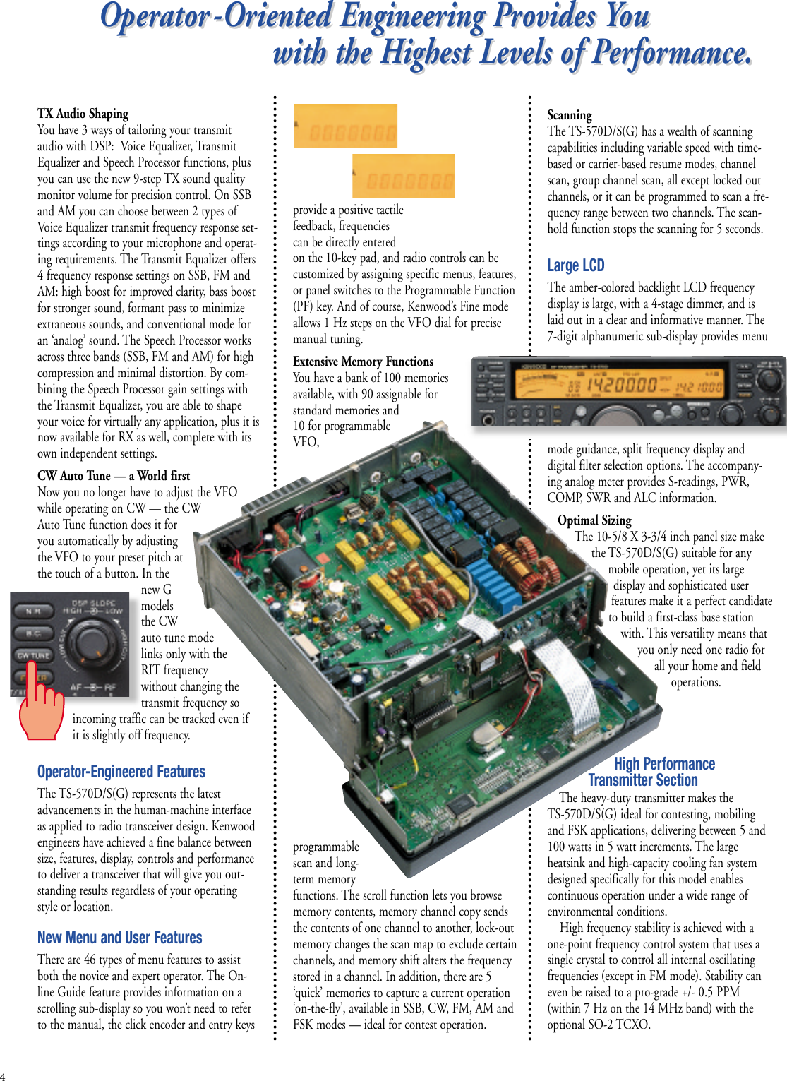 Page 4 of 8 - Kenwood Kenwood-Kenwood-Marine-Radio-Ts-570Dg-Users-Manual- Kenwood-kenwood-marine-radio-ts-570dg-users-manual