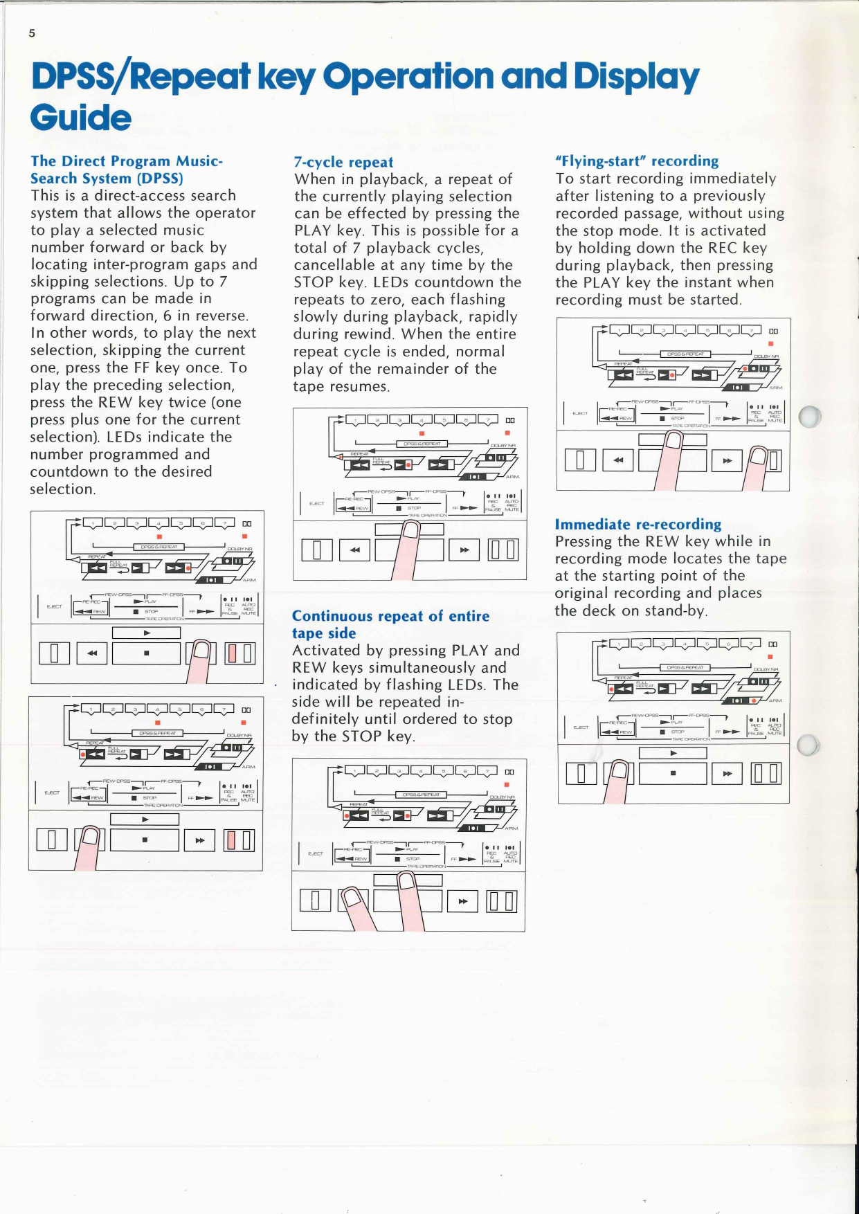 Page 5 of 7 - Kenwood Kenwood-Kenwood-Stereo-System-Dc-20-Users-Manual-  Kenwood-kenwood-stereo-system-dc-20-users-manual