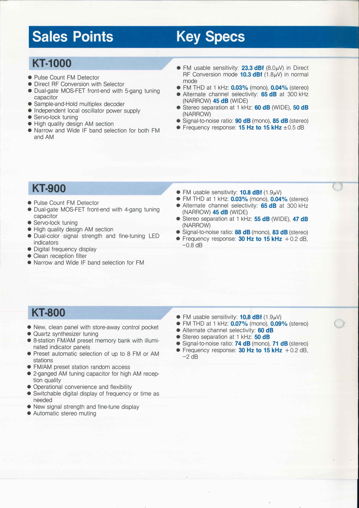 Page 4 of 6 - Kenwood Kenwood-Kenwood-Tv-Receiver-Kt-1000-Users-Manual-  Kenwood-kenwood-tv-receiver-kt-1000-users-manual