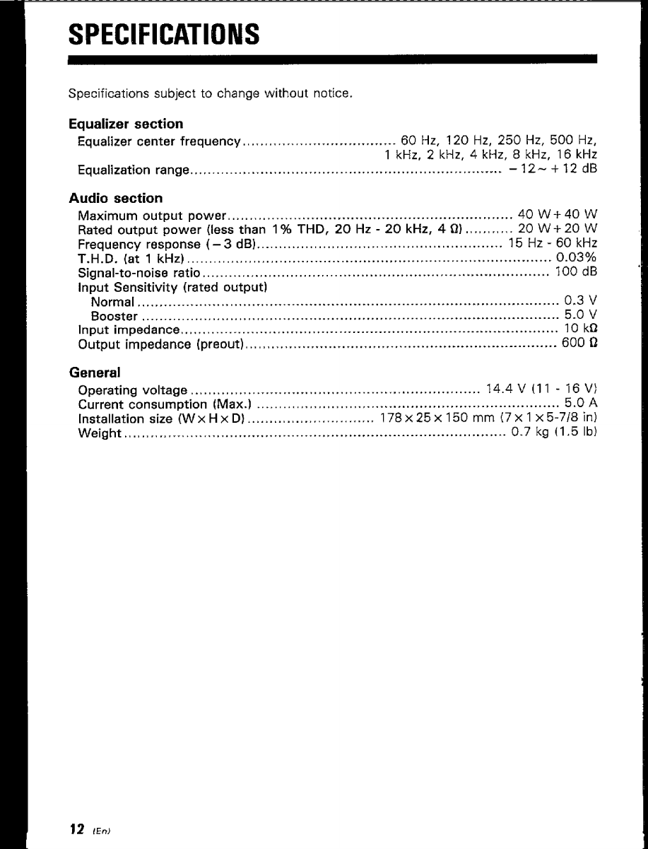 Page 12 of 12 - Kenwood Kenwood-Kgc-4032-Owner-S-Manual KGC-4032