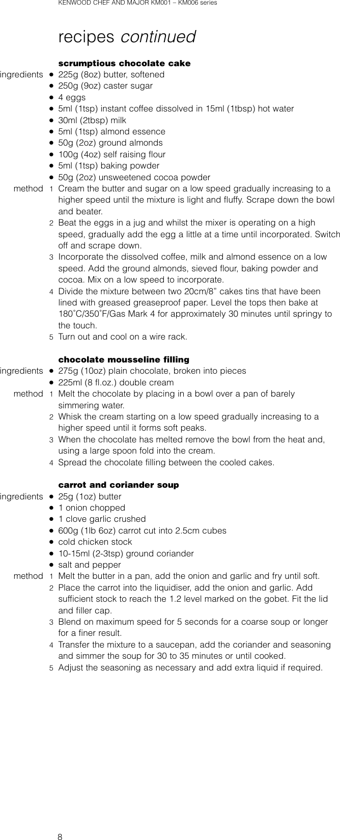 Page 9 of 10 - Kenwood Kenwood-Km001-Users-Manual- 88907 KM001/002/005/005 English  Kenwood-km001-users-manual