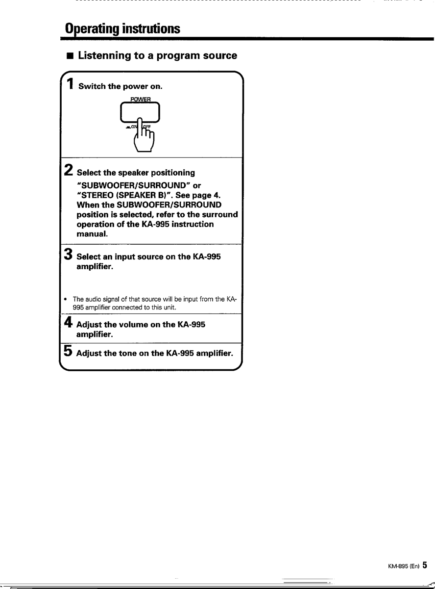 Page 5 of 8 - Kenwood Kenwood-Km-895-Owner-S-Manual KM-895