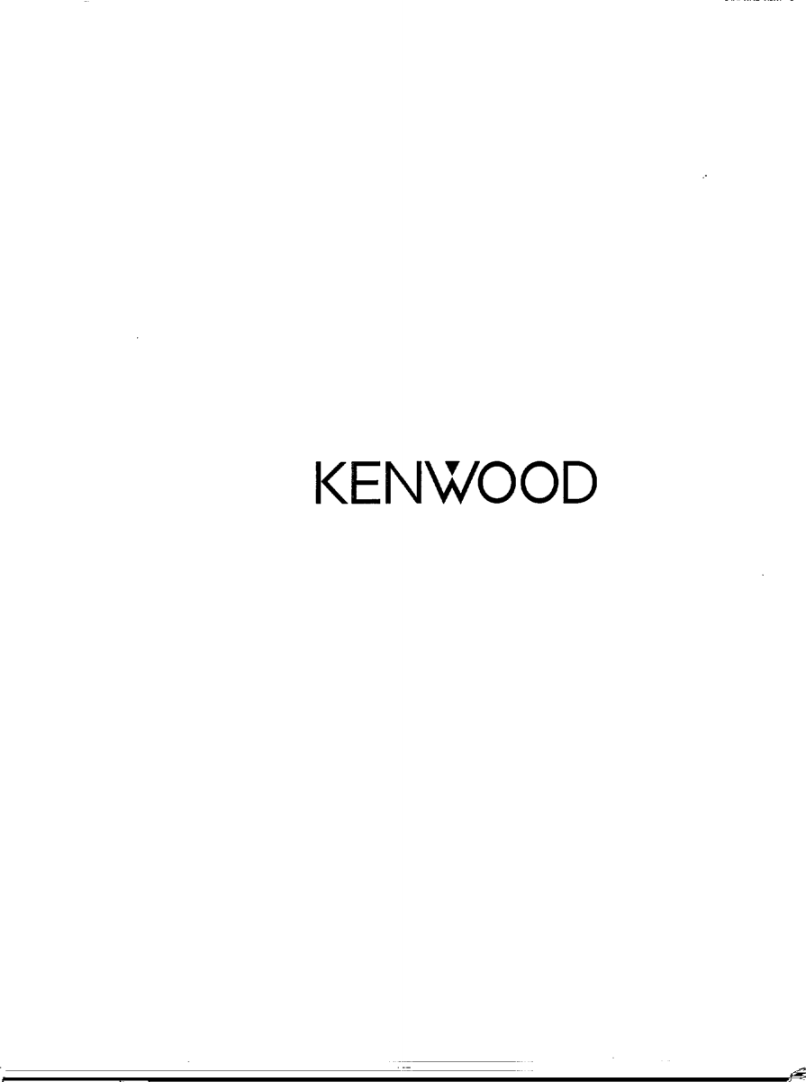 Page 8 of 8 - Kenwood Kenwood-Km-895-Owner-S-Manual KM-895
