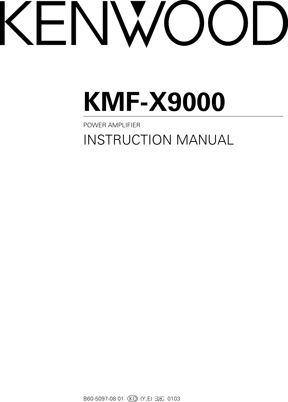 Page 1 of 8 - Kenwood Kenwood-Kmf-X9000-Users-Manual- KMF-X9000  Kenwood-kmf-x9000-users-manual