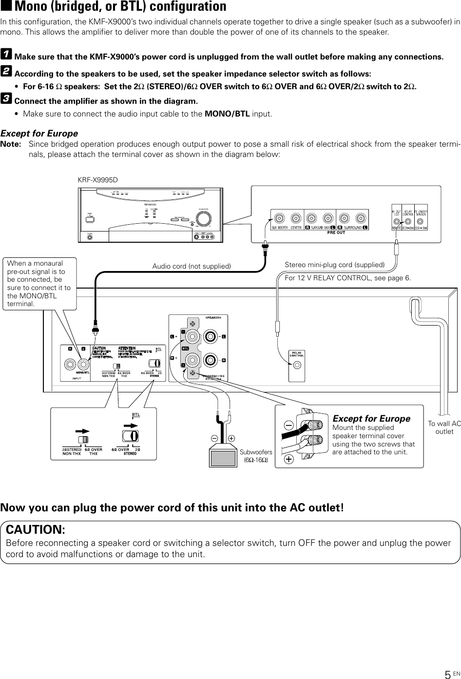 Page 5 of 8 - Kenwood Kenwood-Kmf-X9000-Users-Manual- KMF-X9000  Kenwood-kmf-x9000-users-manual