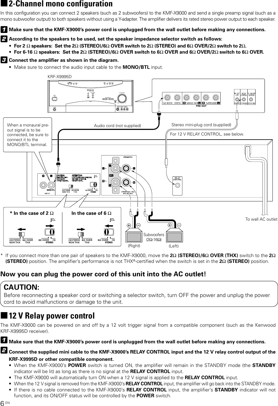 Page 6 of 8 - Kenwood Kenwood-Kmf-X9000-Users-Manual- KMF-X9000  Kenwood-kmf-x9000-users-manual