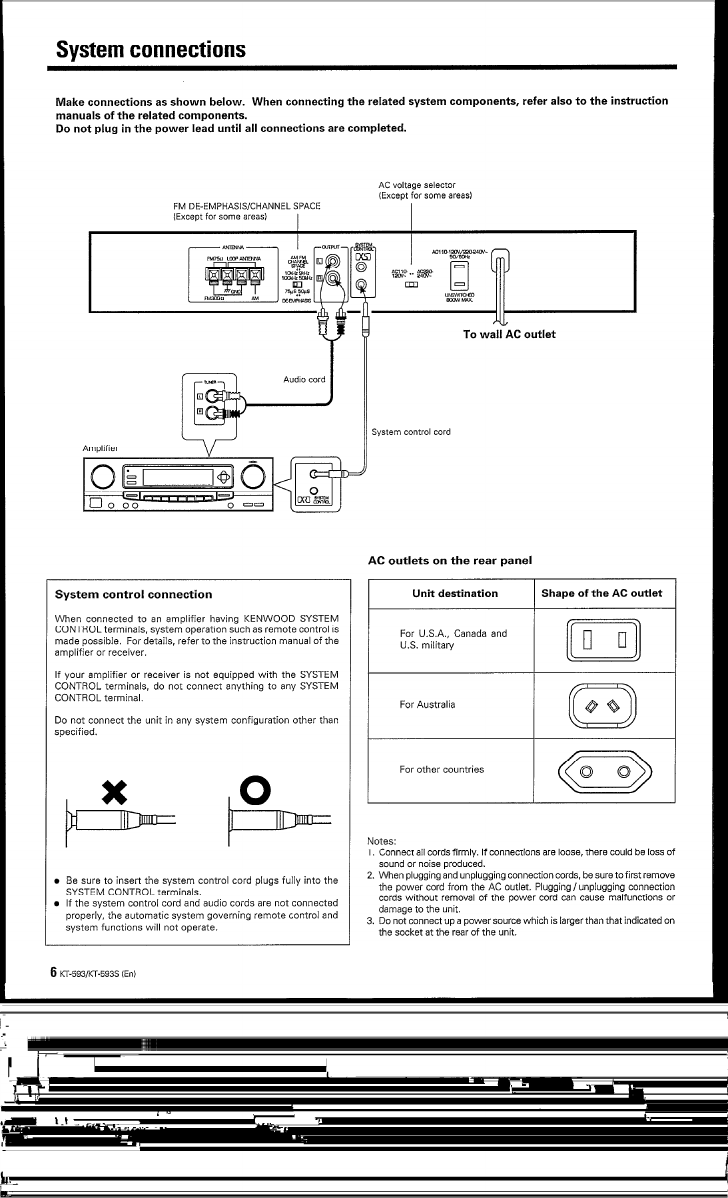 Kenwood Kt 593 Owner S Manual 593S