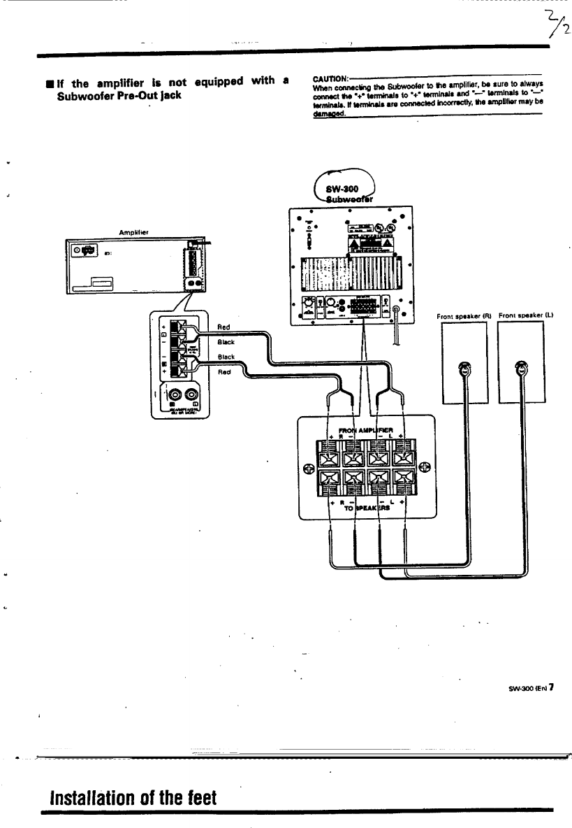Page 7 of 10 - Kenwood Kenwood-Powered-Subwoofer-Sw-300-Users-Manual- SW-300  Kenwood-powered-subwoofer-sw-300-users-manual