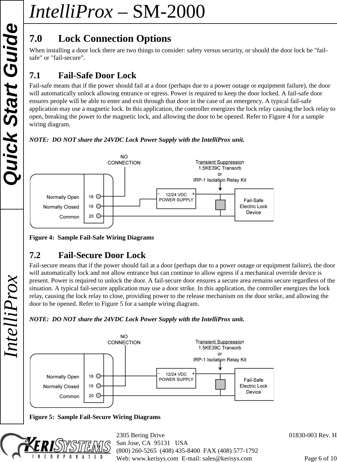 Page 6 of 10 - Keri Systems Ip2000 SM-2000 Intelli Prox Quick Start Guide