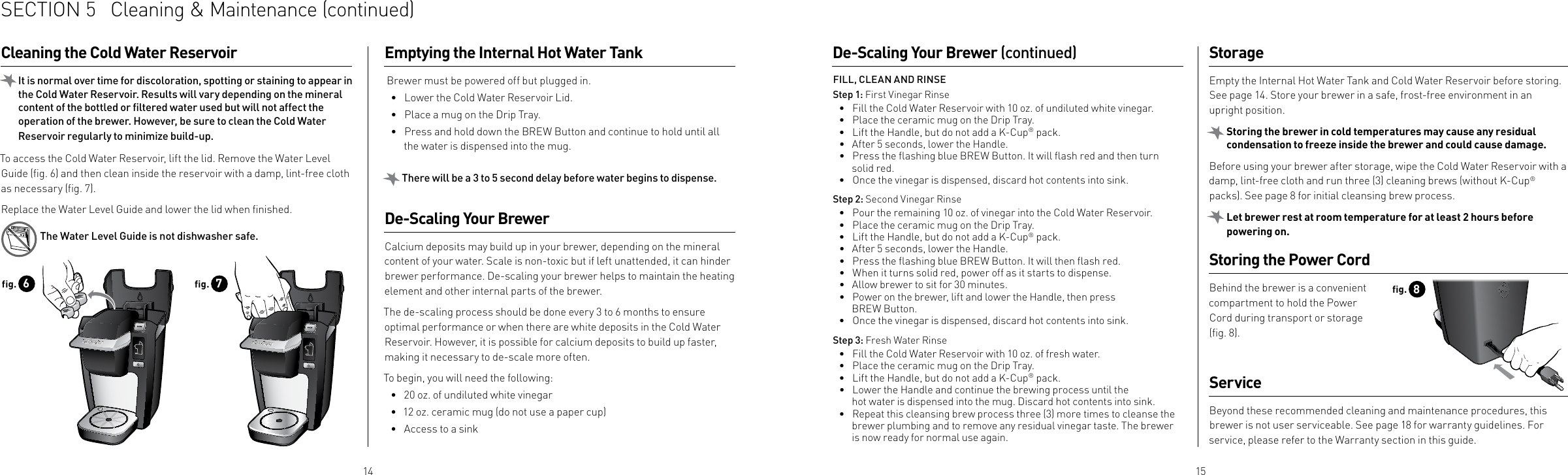 Page 8 of 11 - Keurig Keurig-K-10-Mini-Plus-Brewer-User-Guide-  Keurig-k-10-mini-plus-brewer-user-guide